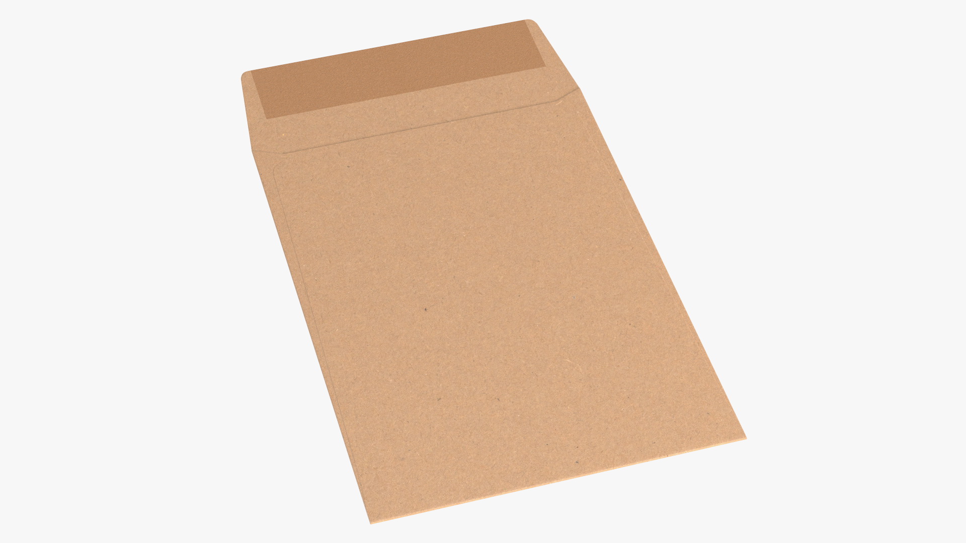 Pocket Envelope Craft Paper Rigged 3D model