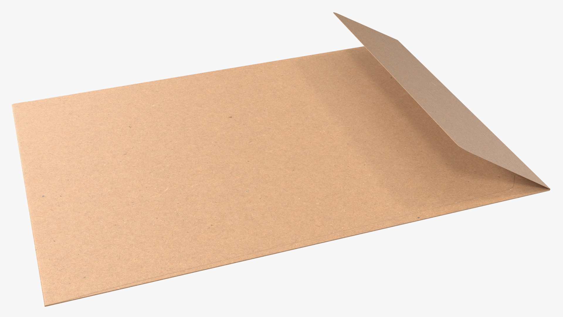 Pocket Envelope Craft Paper Rigged 3D model