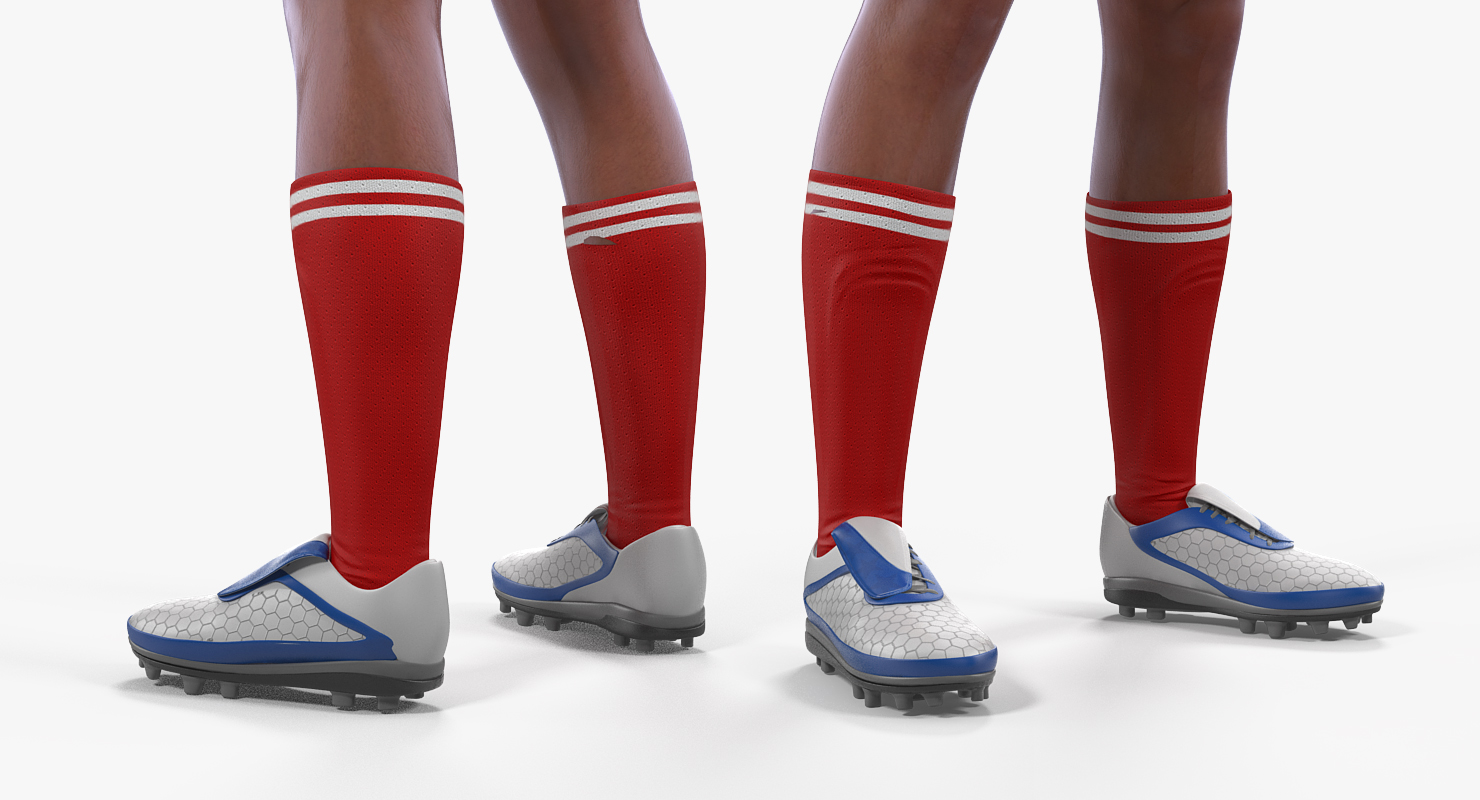 Soccer or Football Player Liverpool Rigged 2 3D model