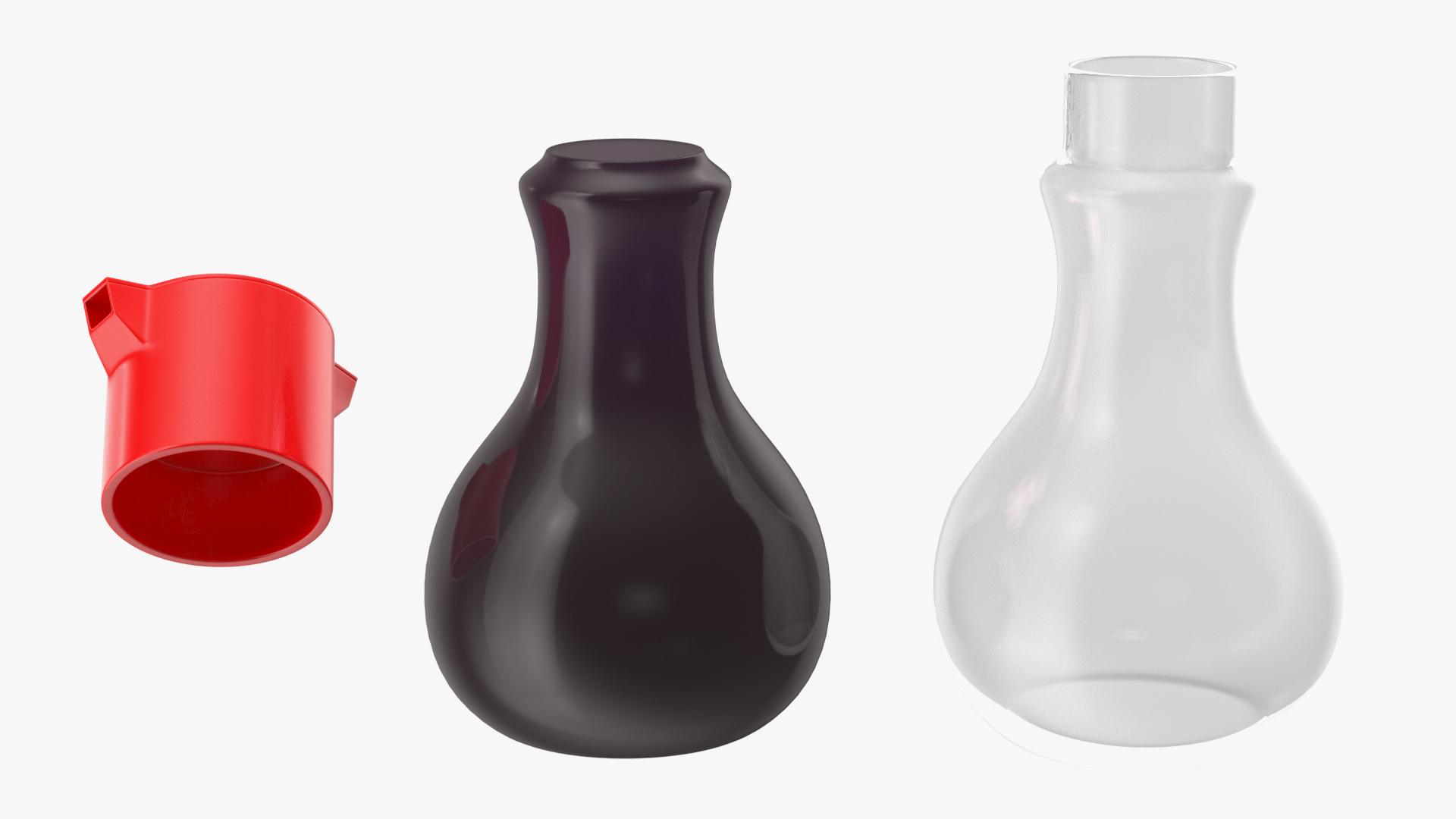 3D Balsamic Sauce Bottle with Dispenser