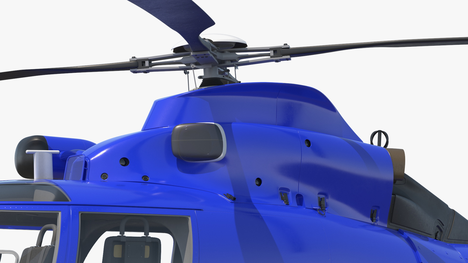 3D Helicopter with Huge Advertising Air Banner model