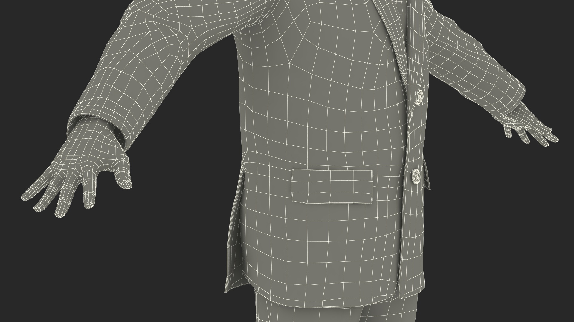 3D model Business Man In Suit