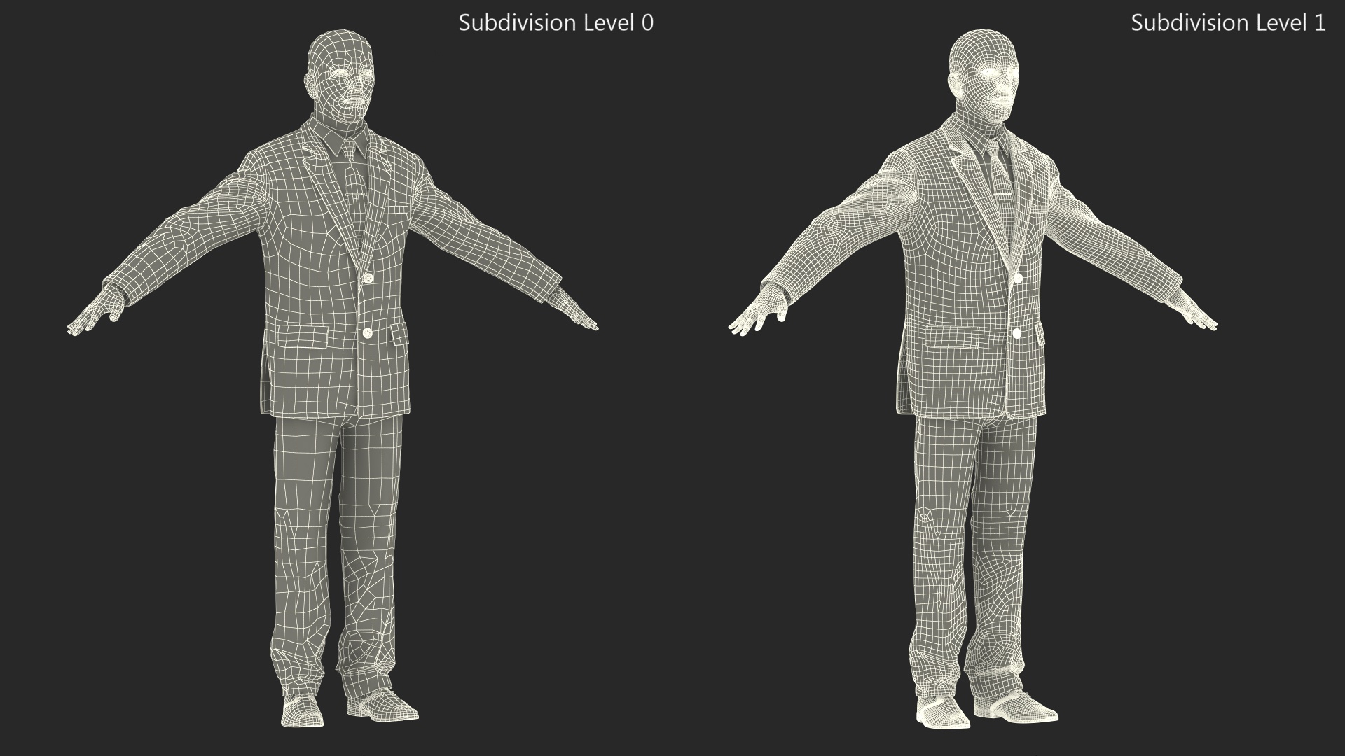 3D model Business Man In Suit