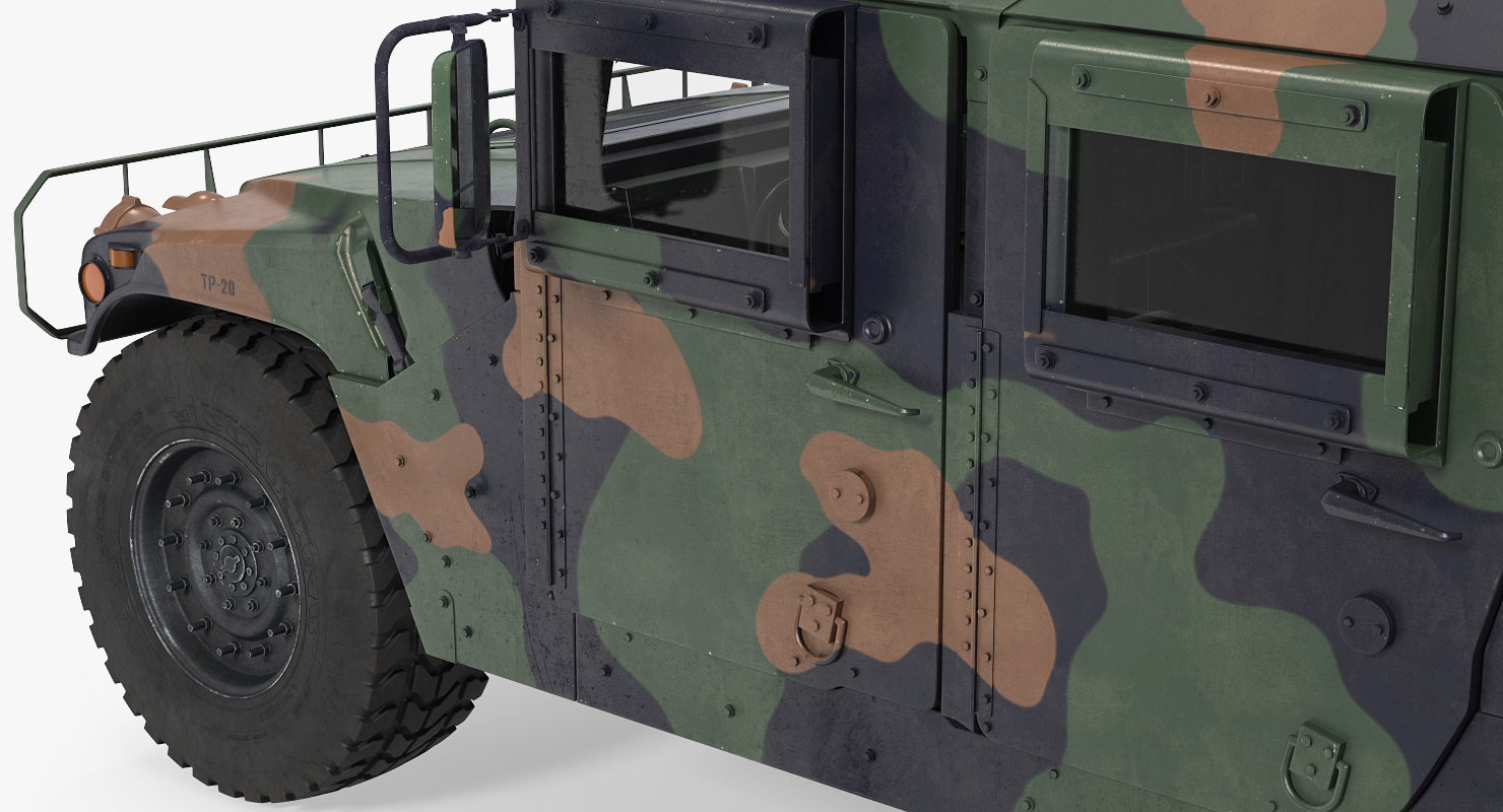 Humvee M1151 Camo 3D