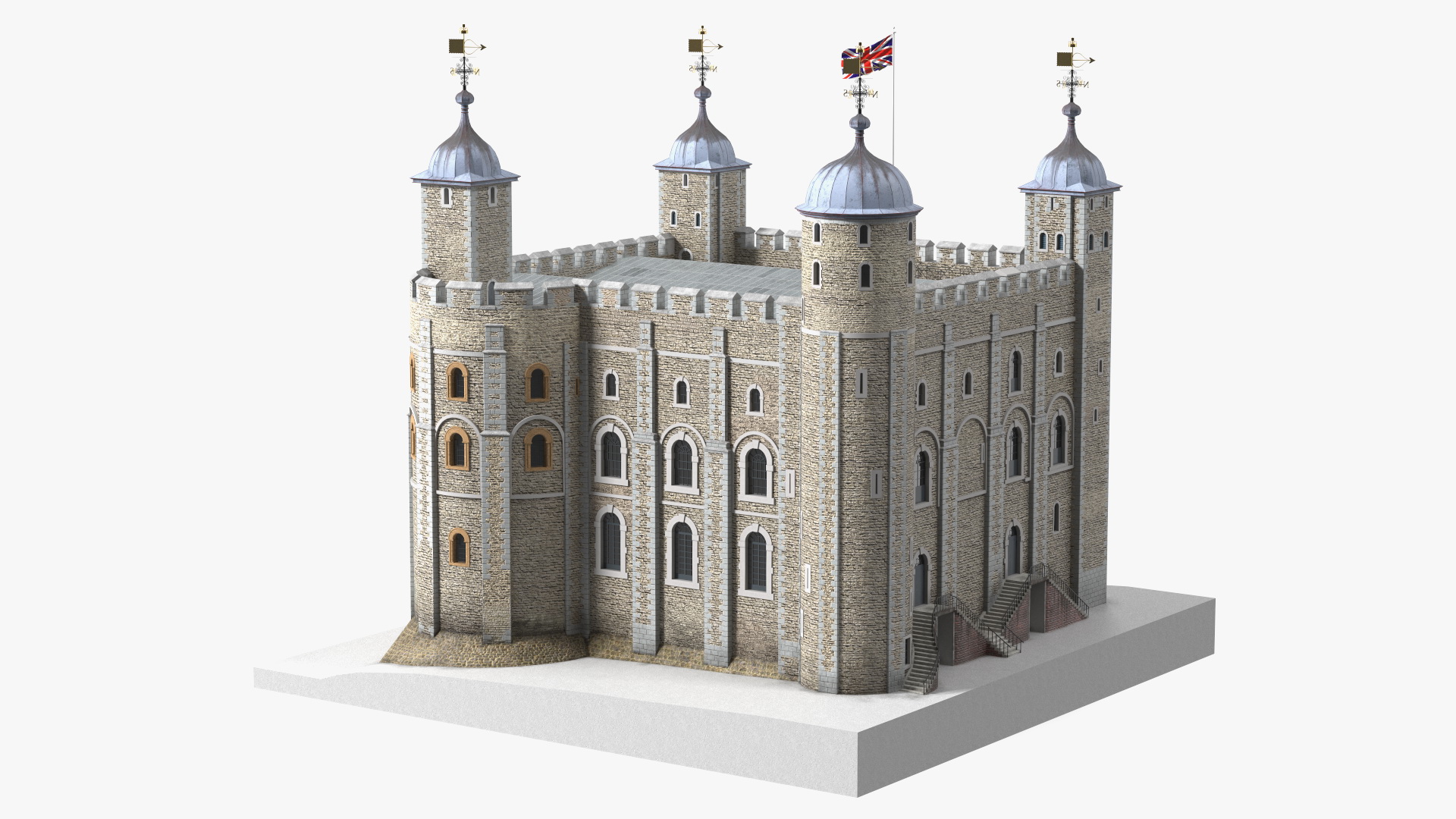 3D White Tower of London