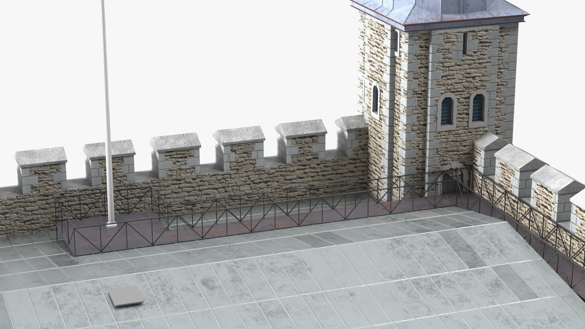 3D White Tower of London