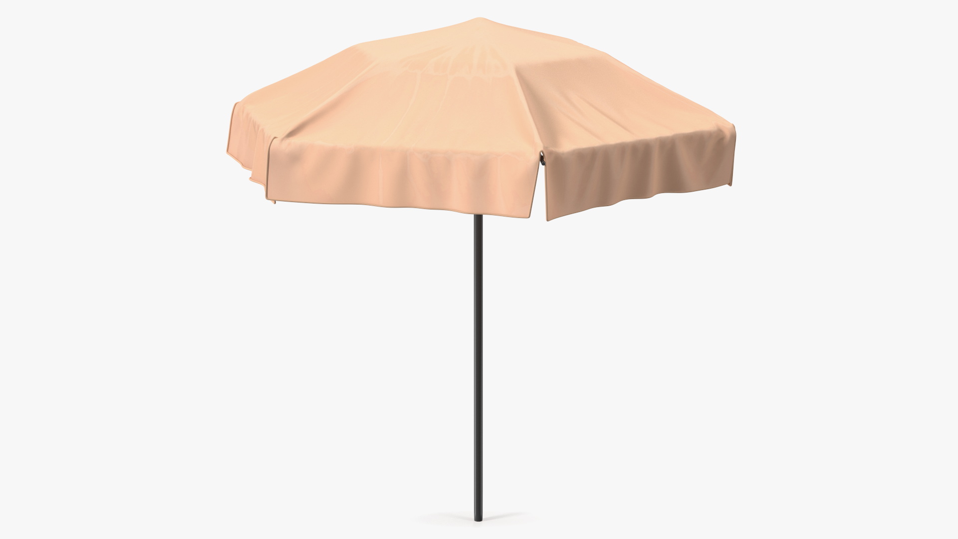 Beige Outdoor Umbrella 3D