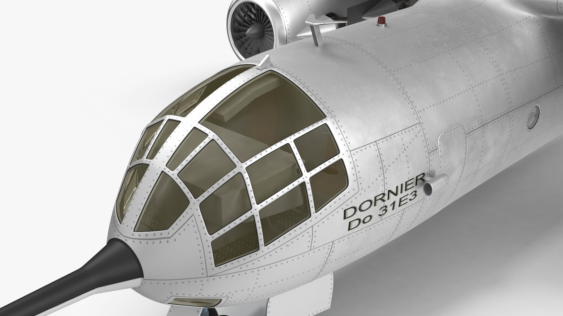 3D model Hover Jet Dornier Do 31 Rigged