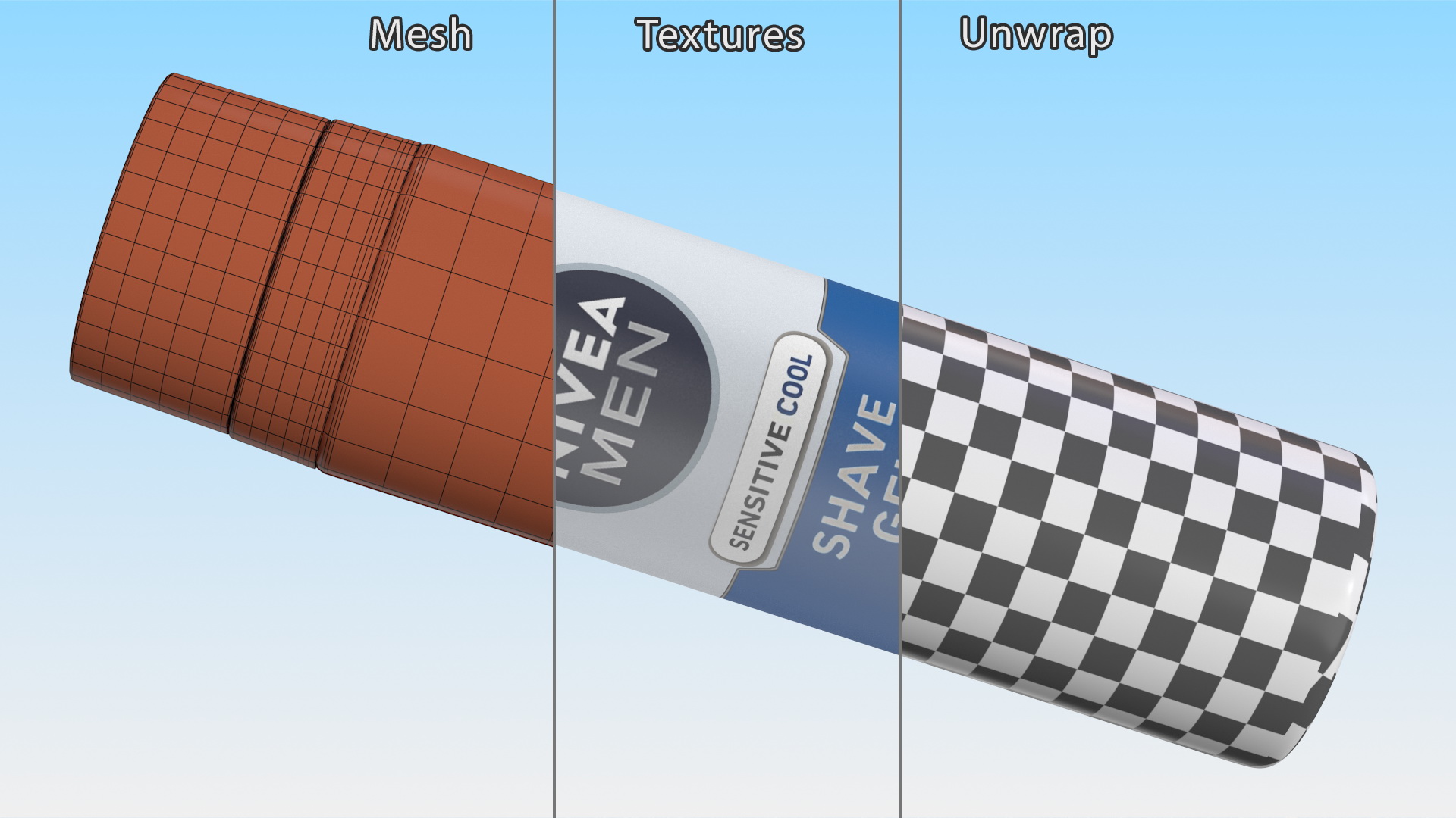 Shaving Cream Nivea 3D model