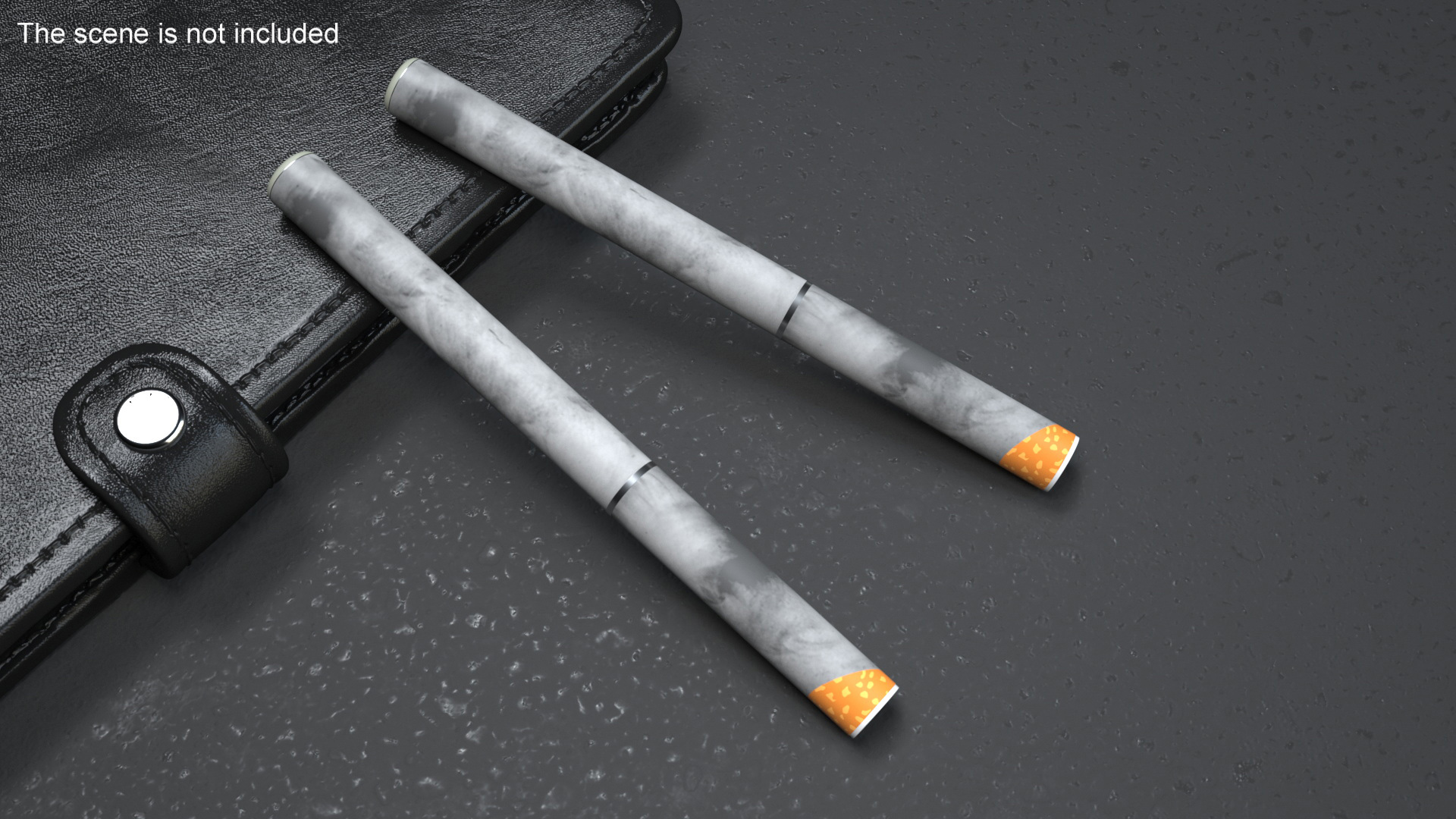 3D Rechargeable Electronic Cigarette model