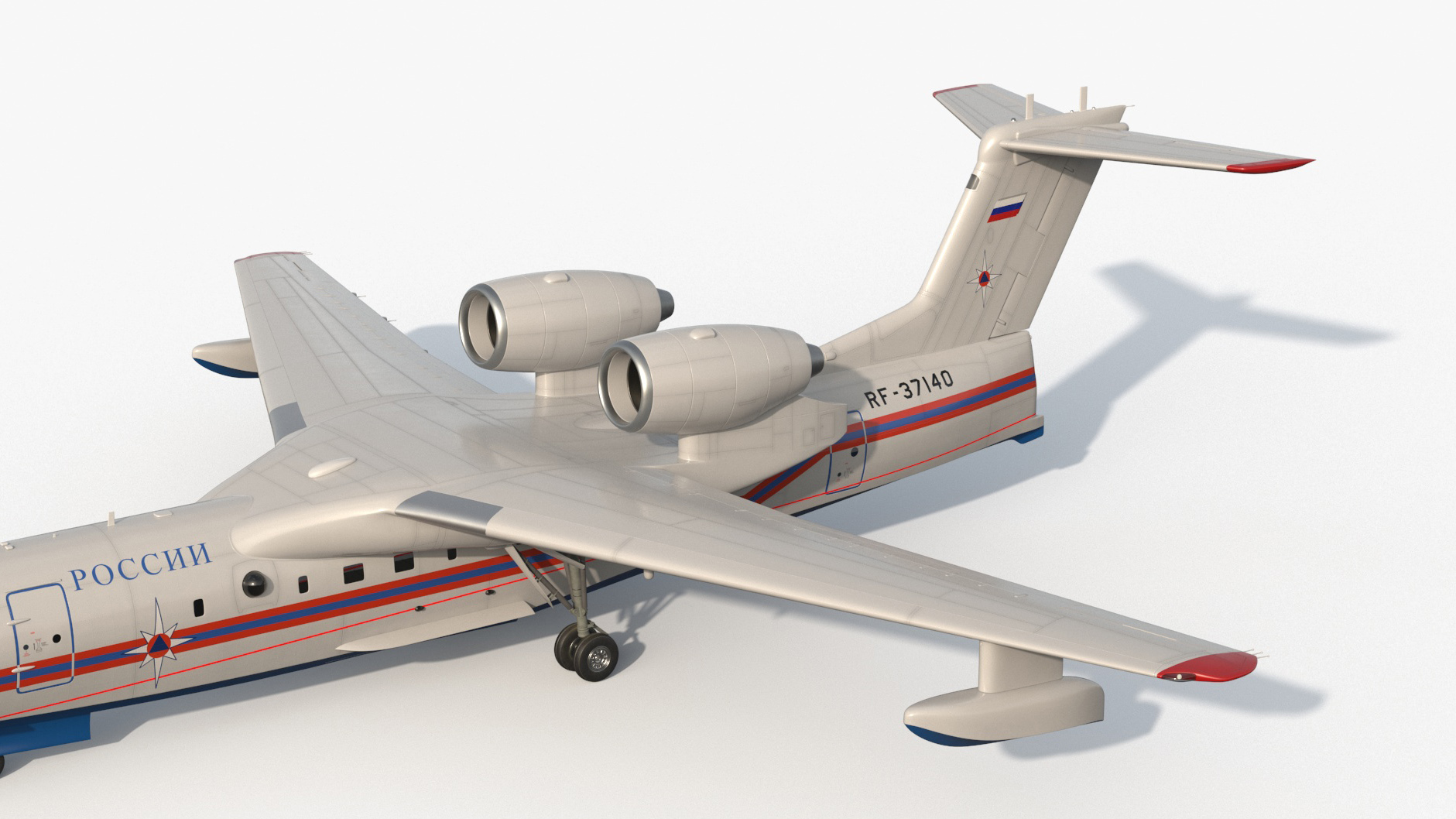 Beriev Be 200 Aircraft 3D