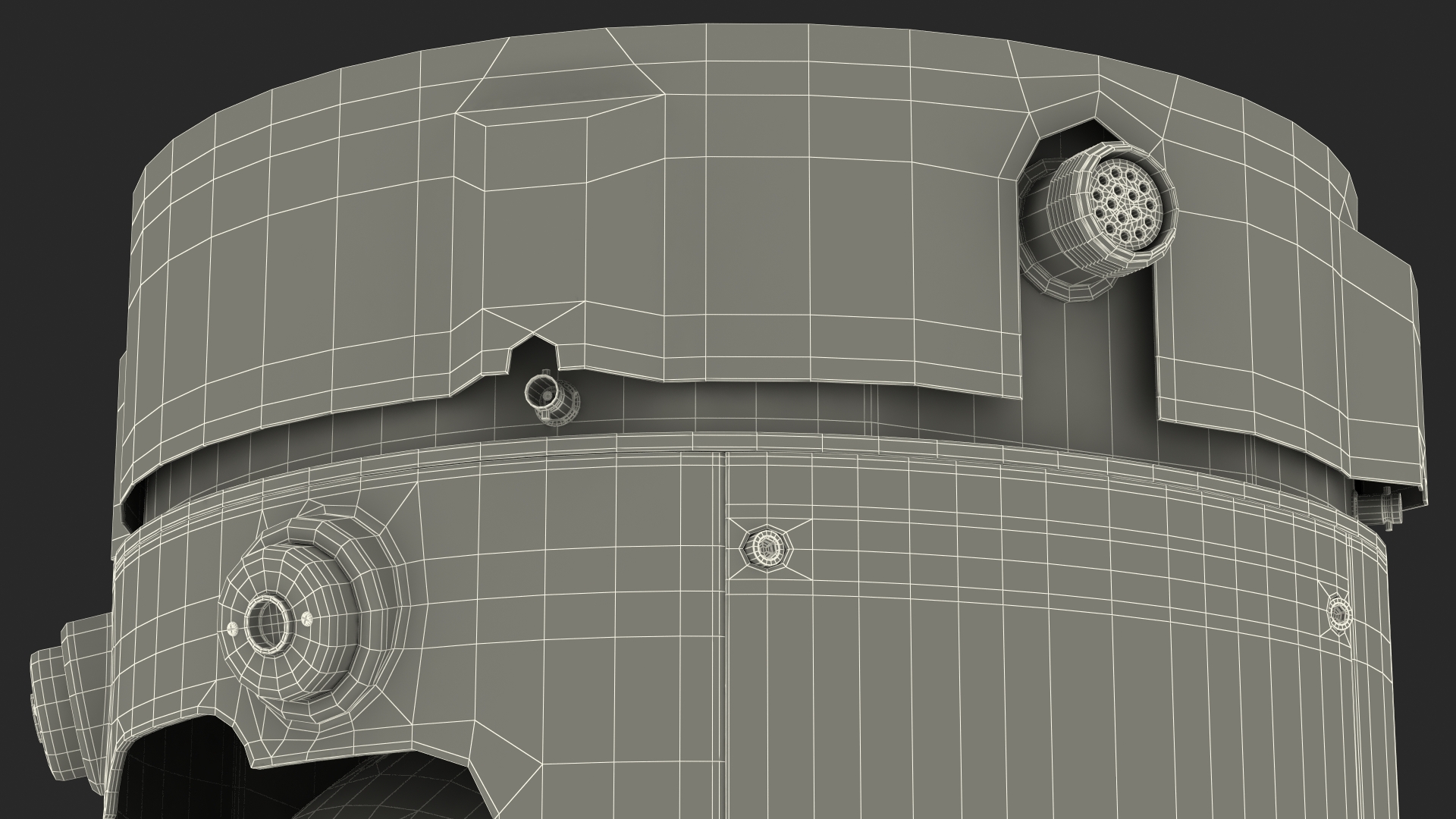 Compact Multisensor Surveillance System 3D model