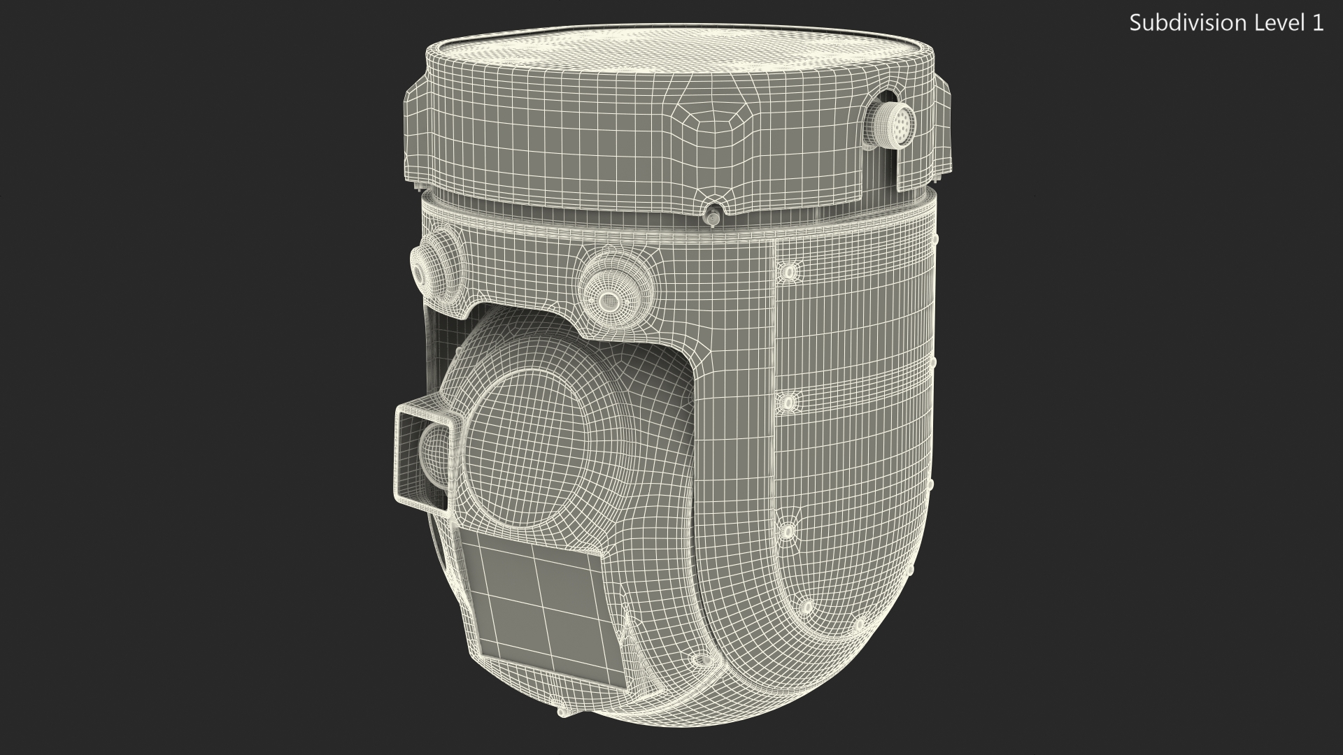 Compact Multisensor Surveillance System 3D model