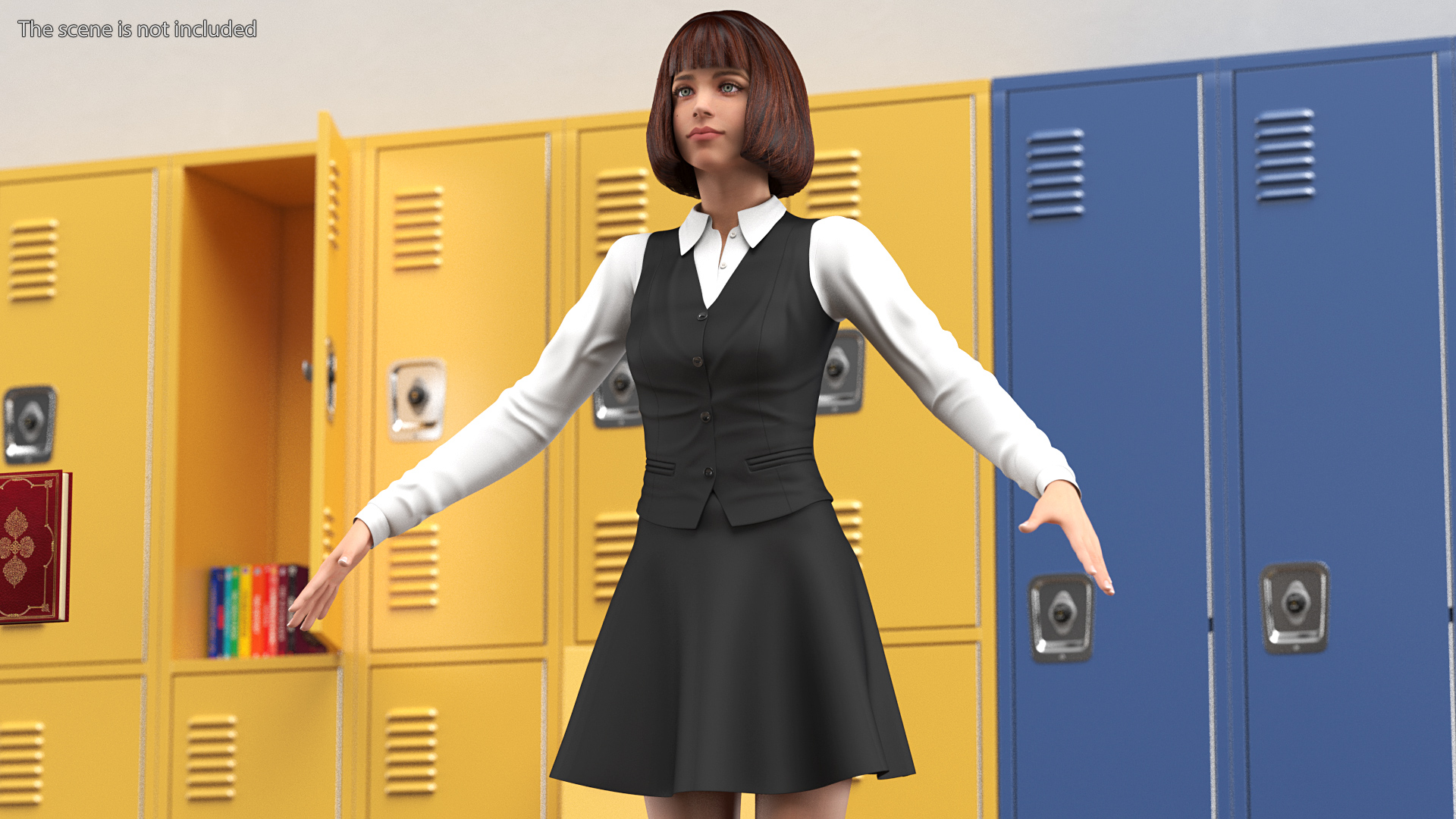 3D School Outfit model