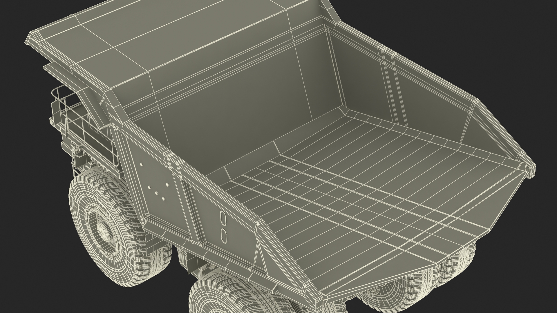 3D Mining Truck Liebherr T 282C model