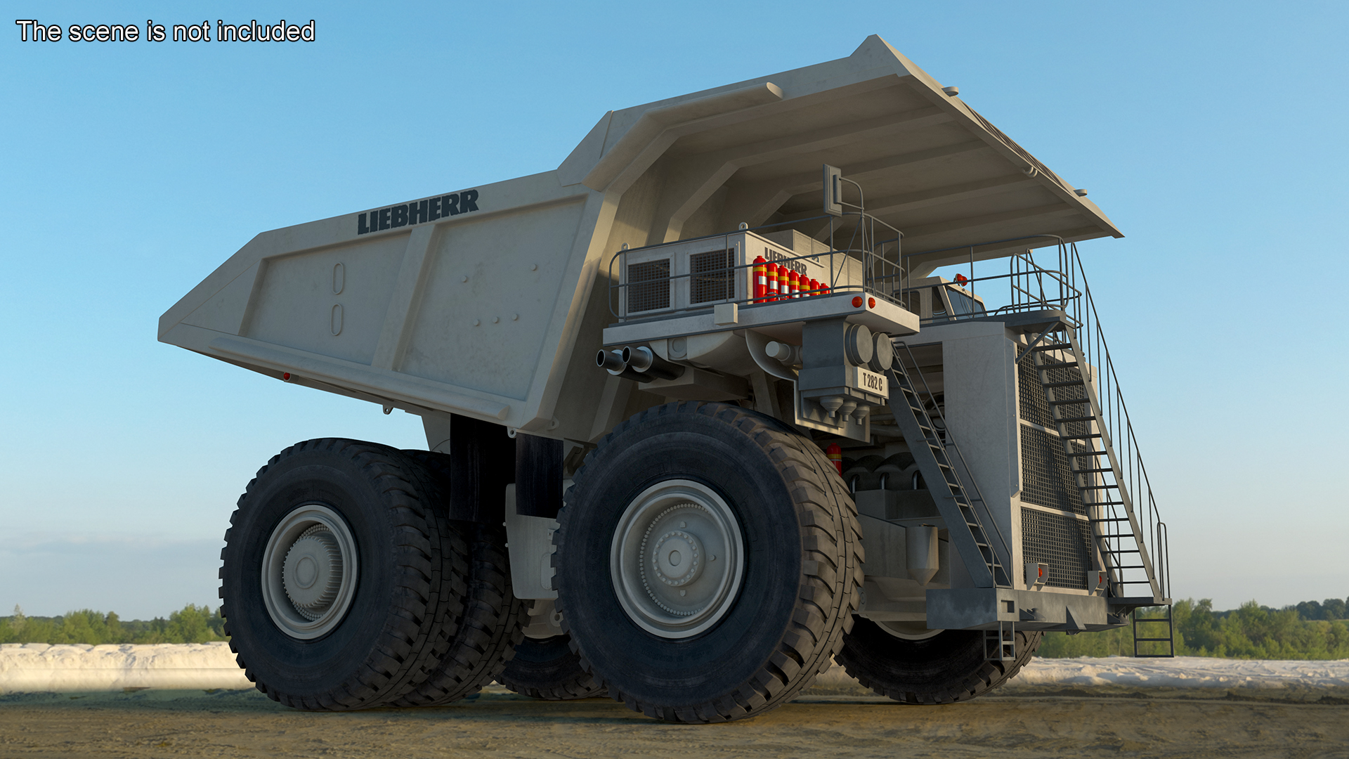 3D Mining Truck Liebherr T 282C model