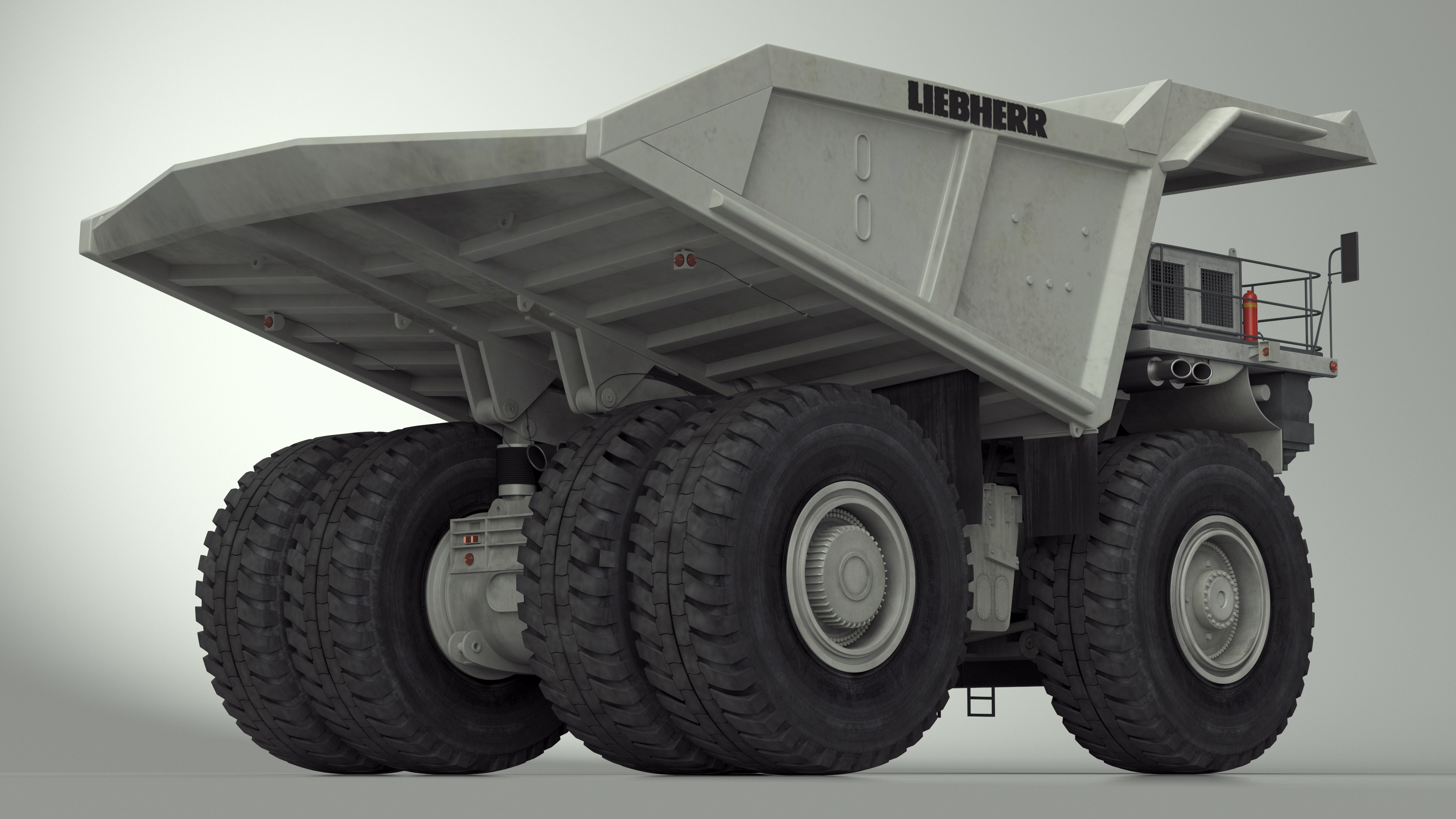 3D Mining Truck Liebherr T 282C model