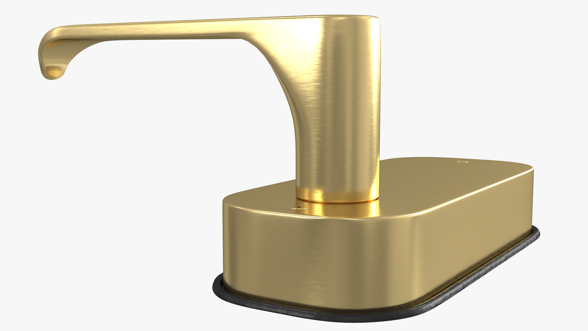 3D model Gold Internal Door Handle