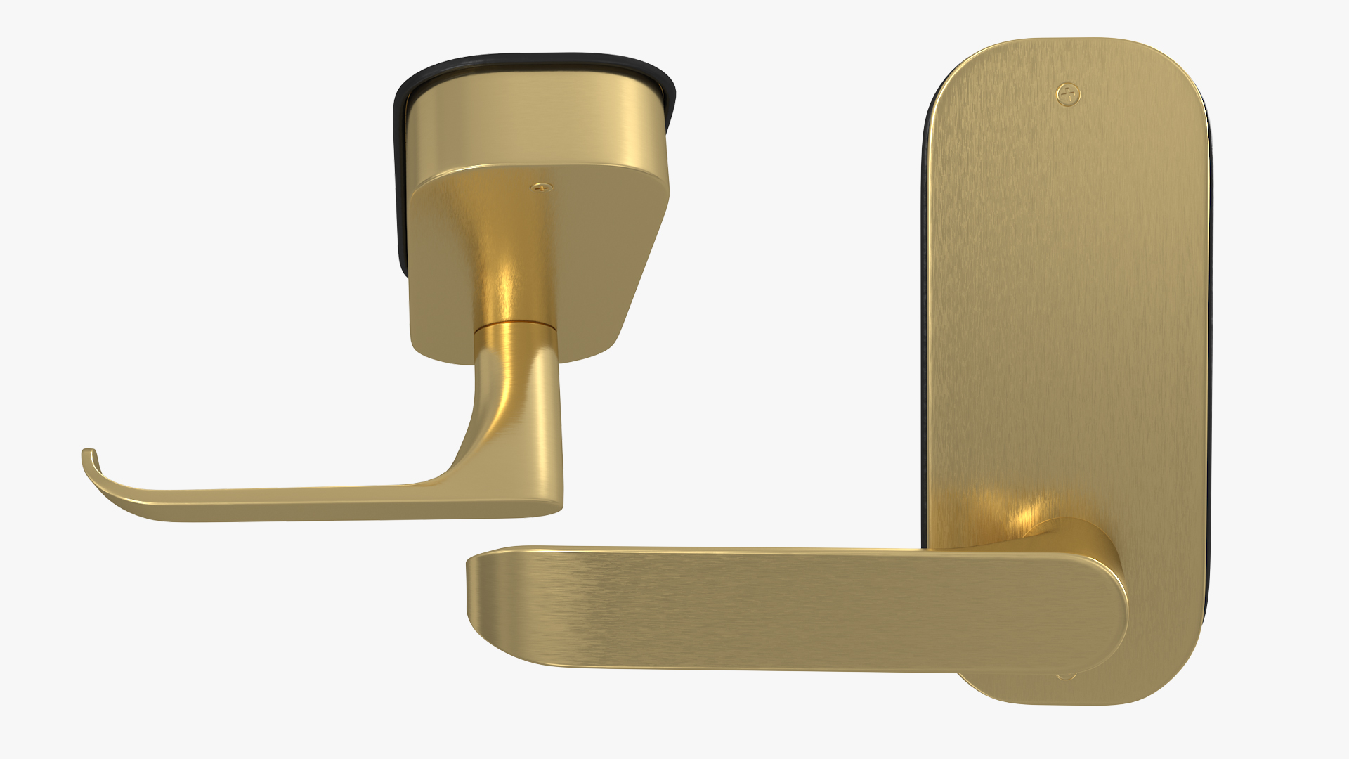 3D model Gold Internal Door Handle