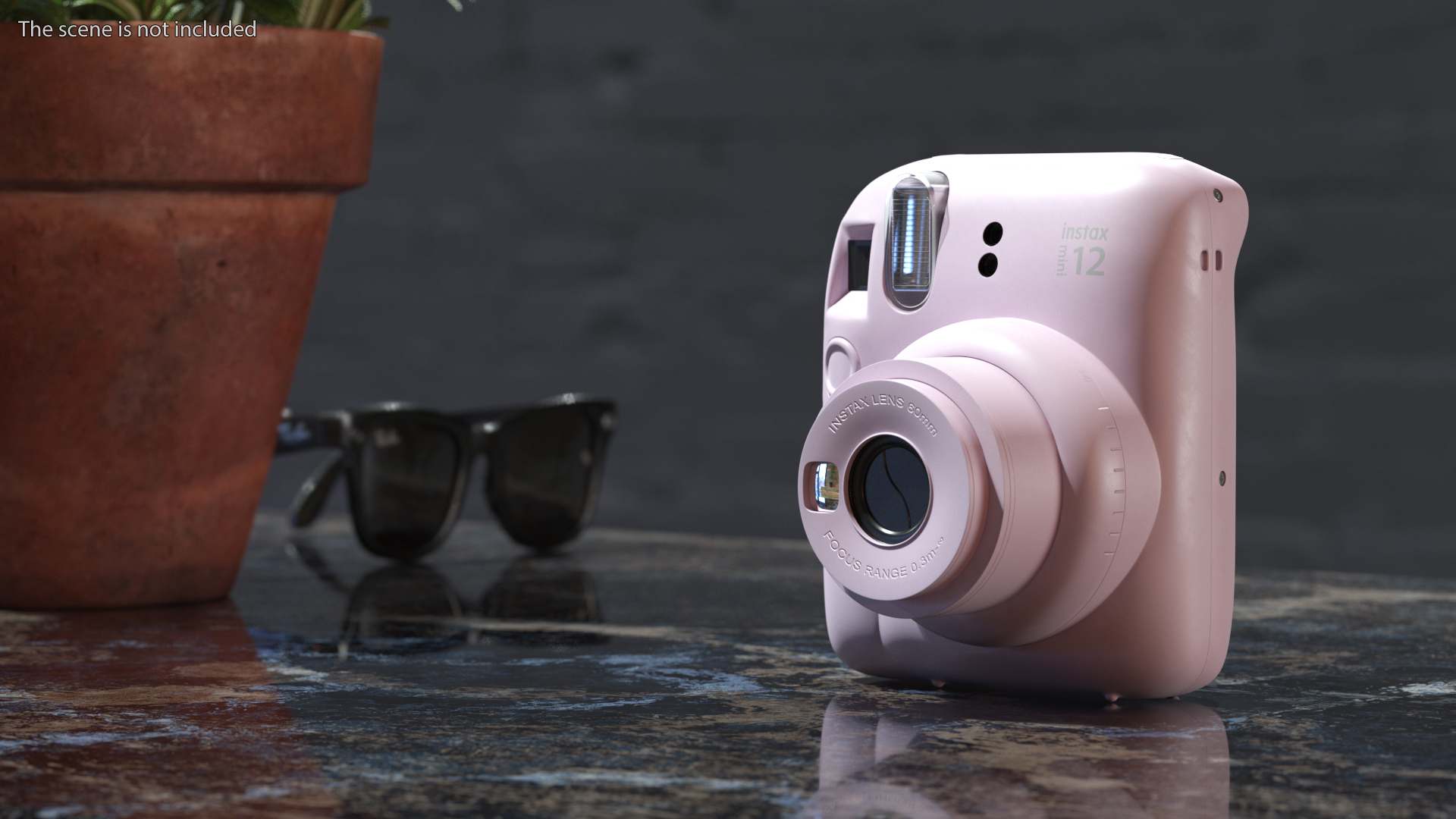 Fujifilm INSTAX Mini 12 Camera Liliac Purple 3D model