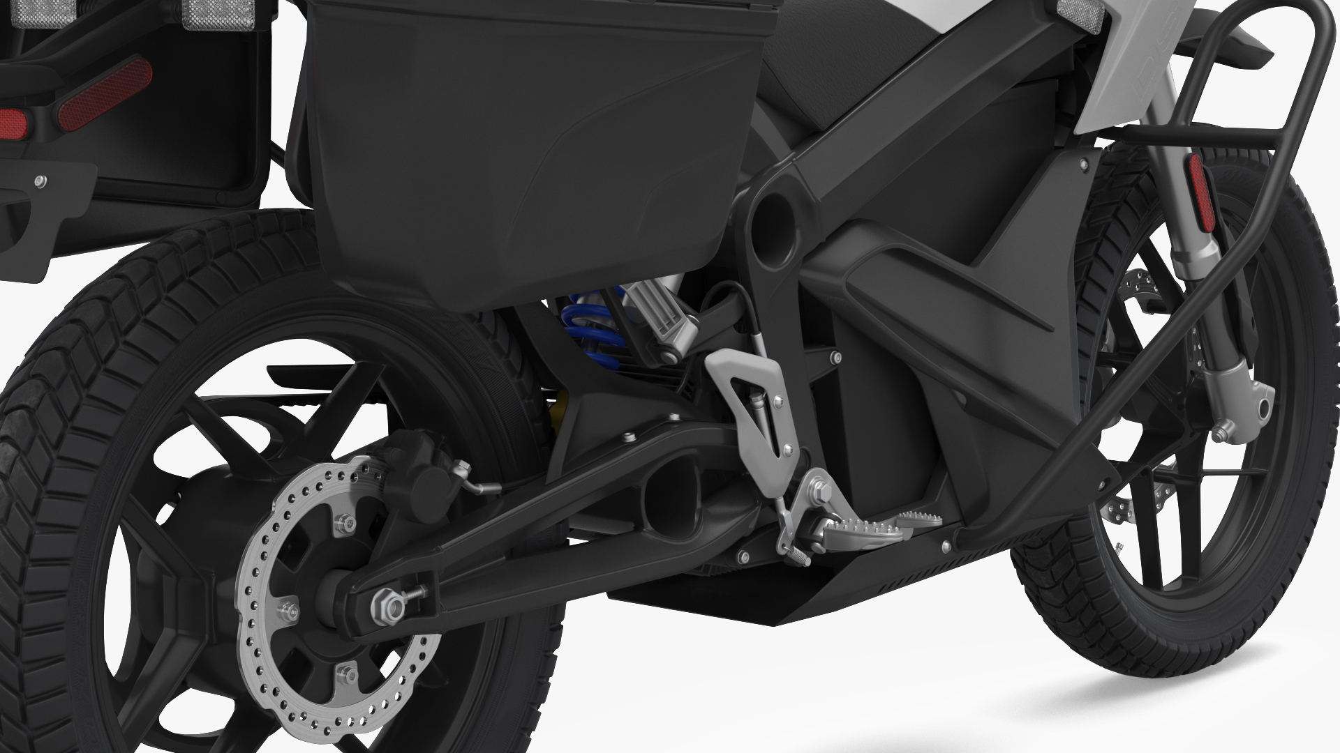 3D Zero DSRP Electric Police Motorcycle Rigged model