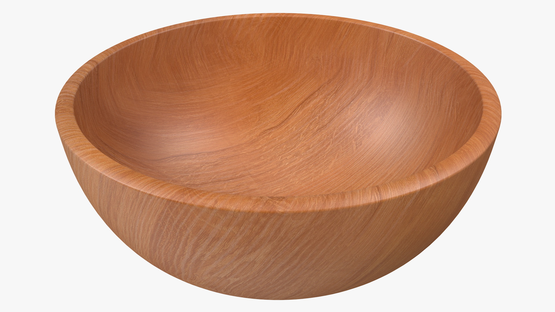 Soybean in Wooden Bowl 3D