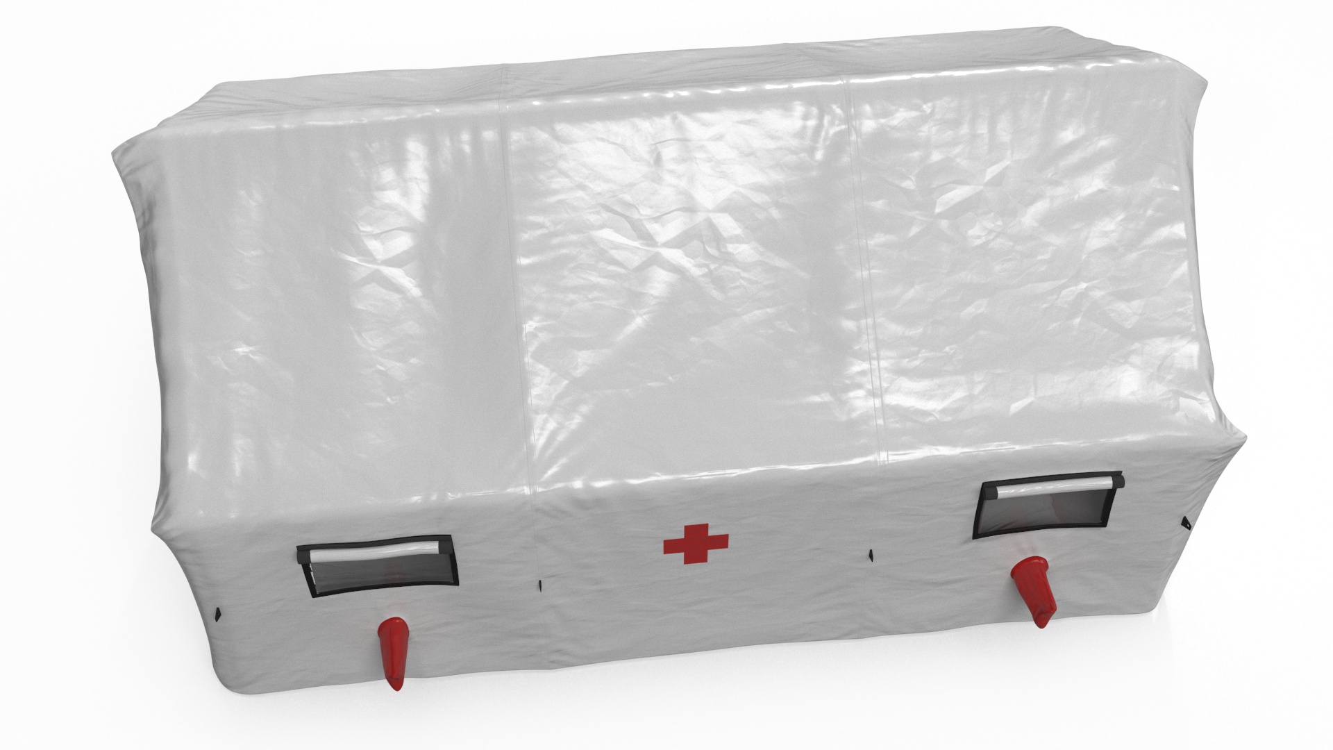 3D Equipped Medical Tent