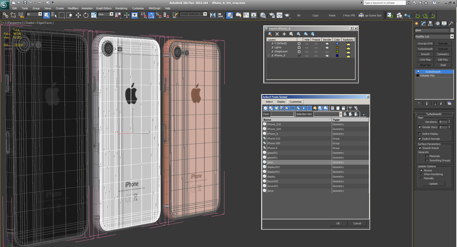 iPhone 8 Set 3D