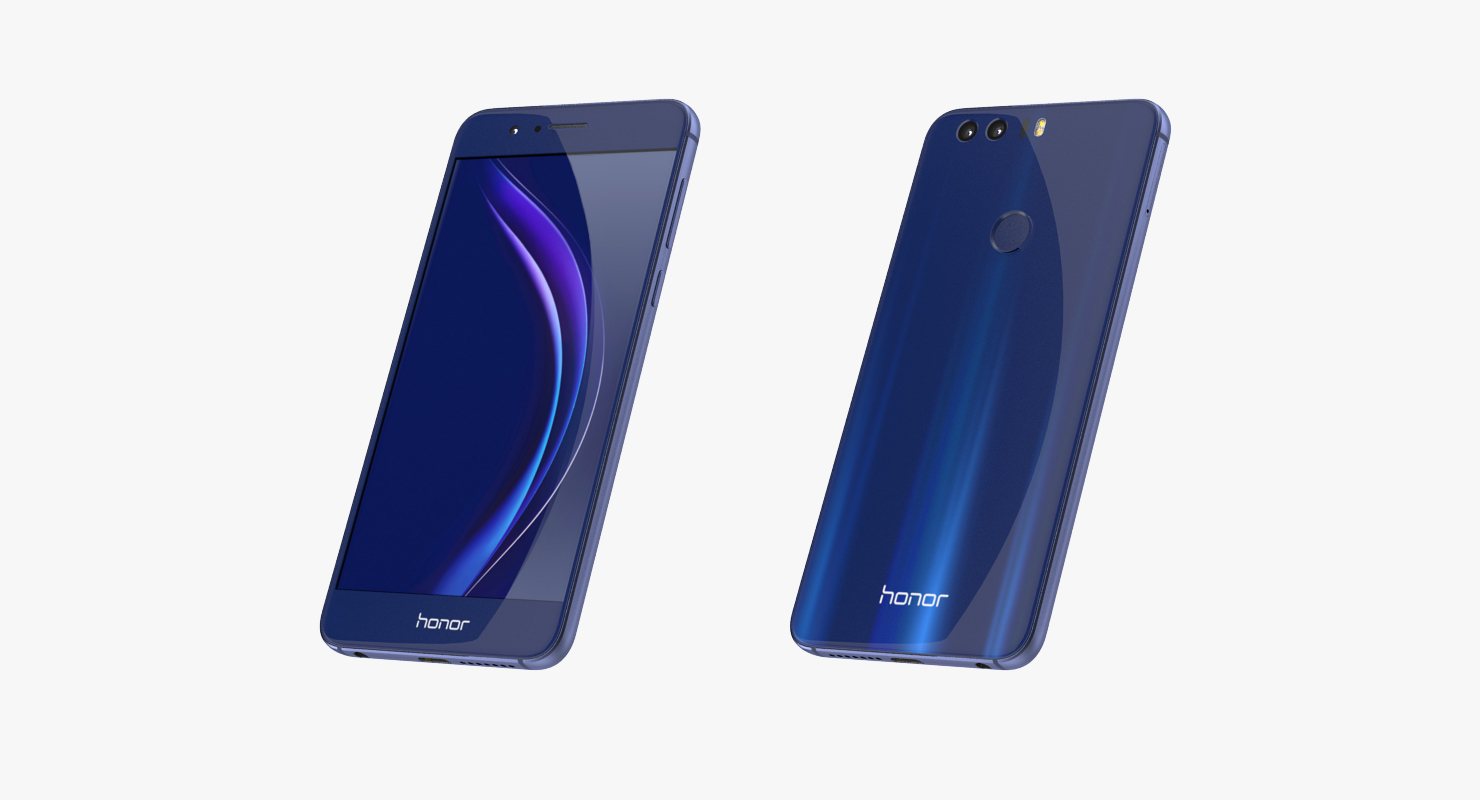 3D Huawei Honor 8 Set model