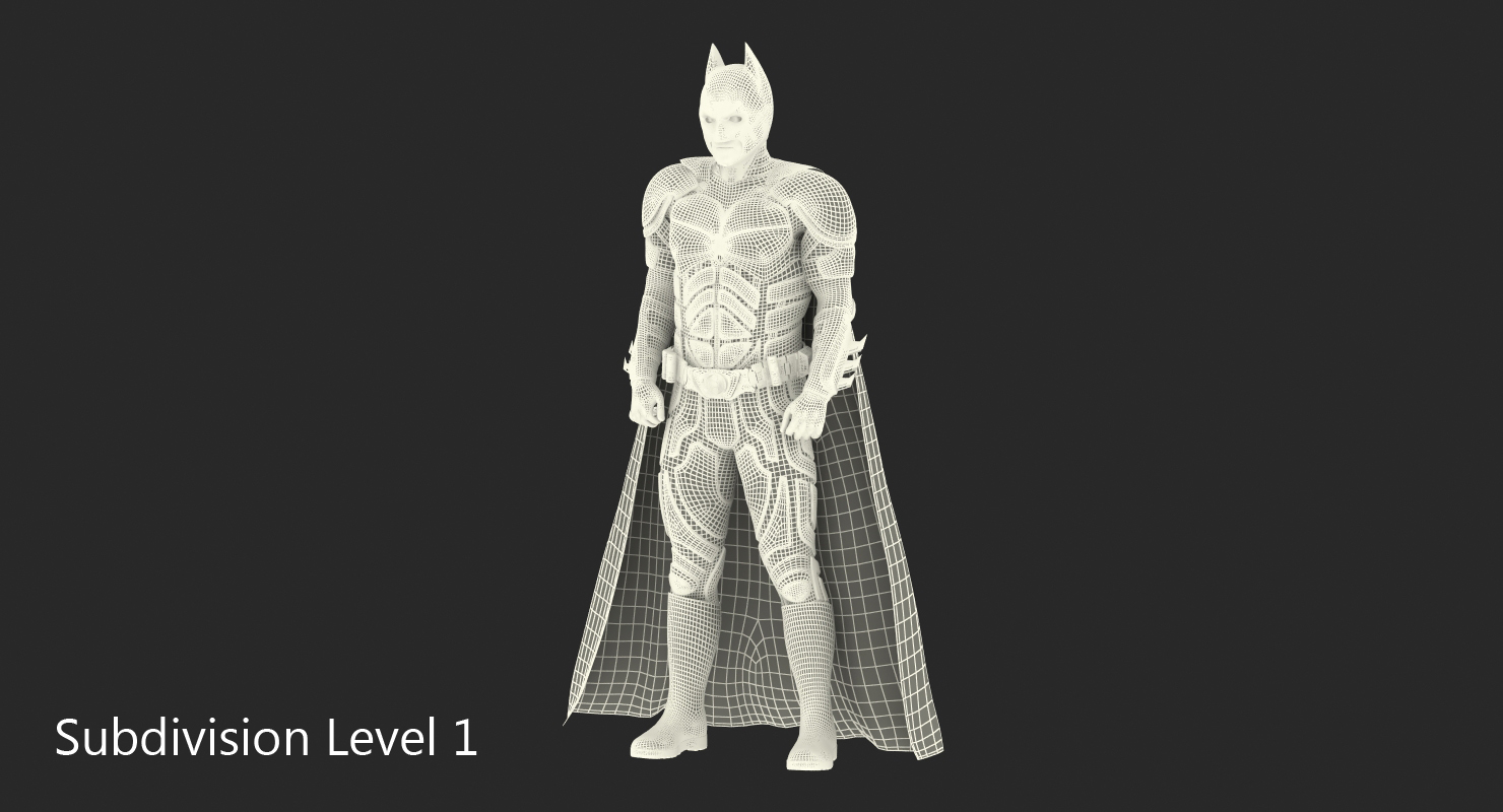 3D model Batman Standing Pose