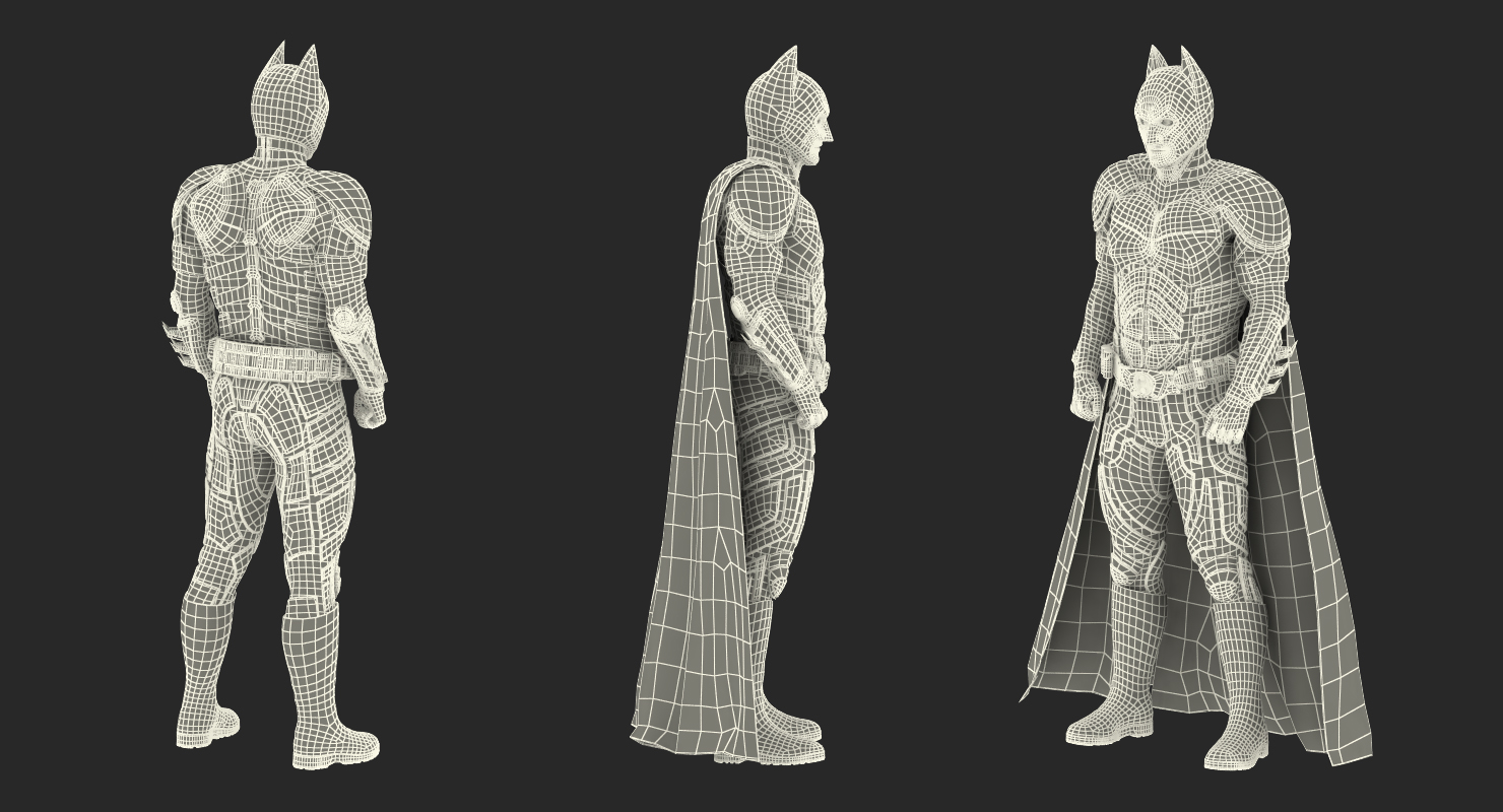 3D model Batman Standing Pose