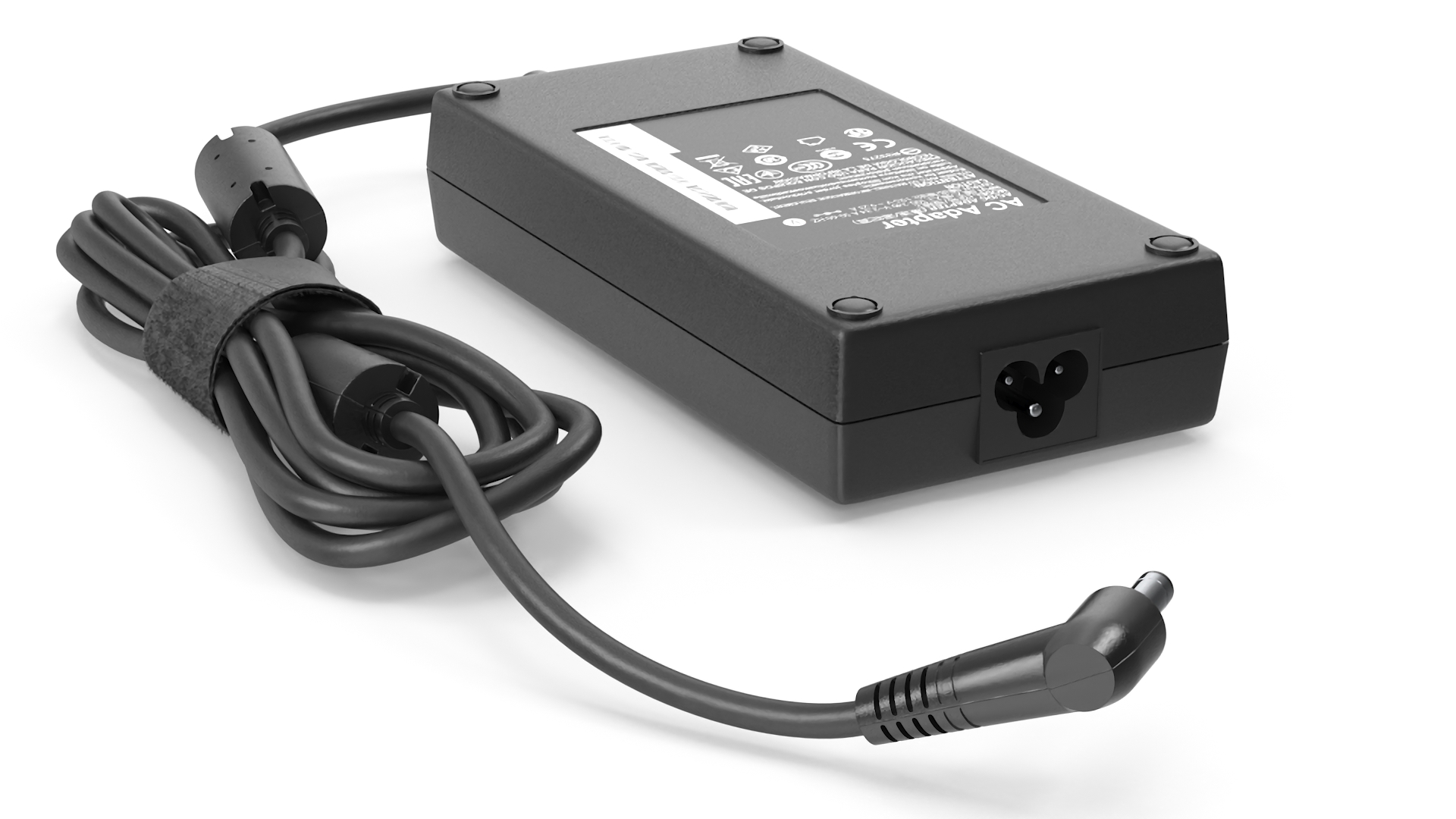 Power supply laptop charger Rolled 3D model