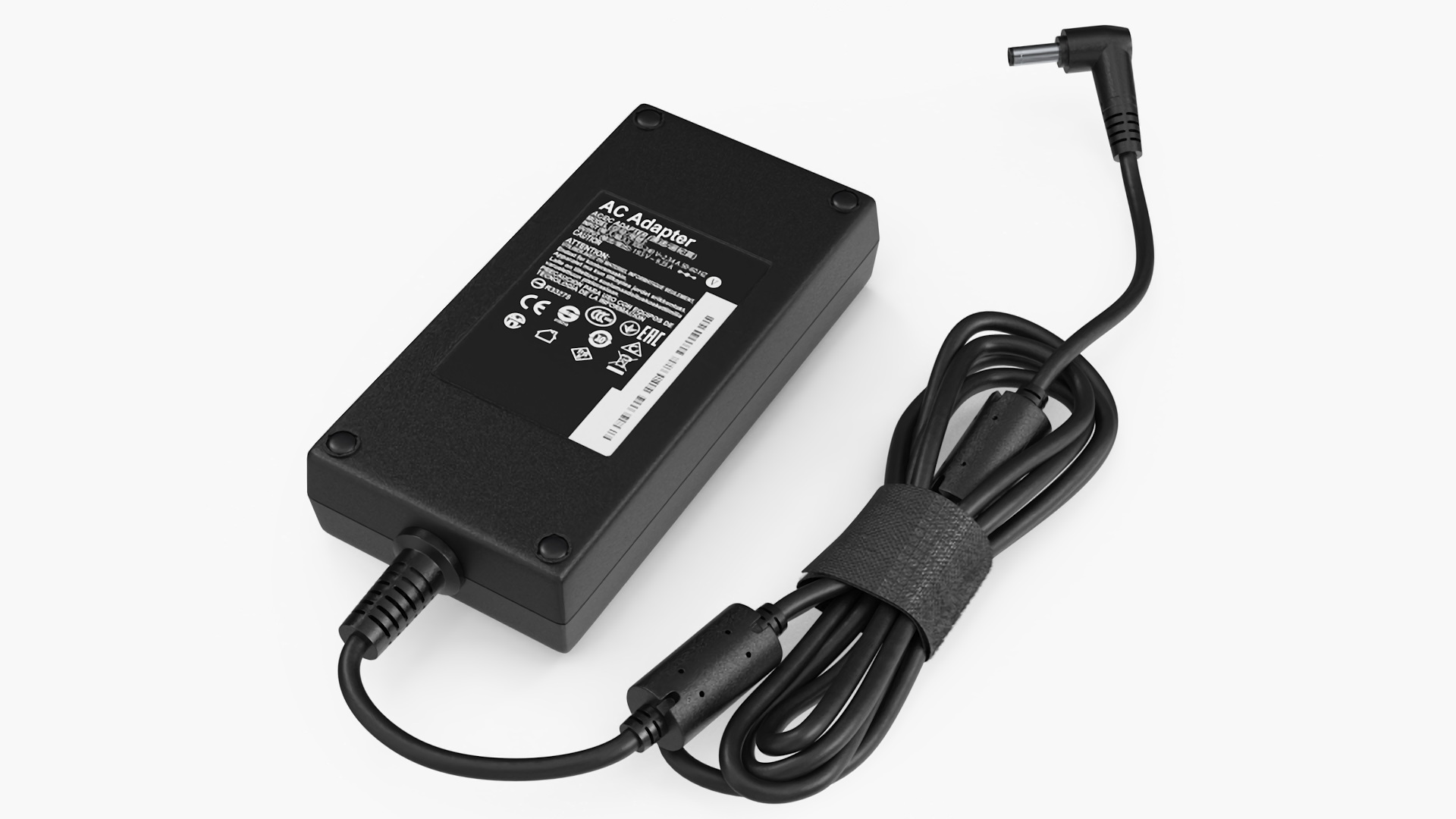 Power supply laptop charger Rolled 3D model