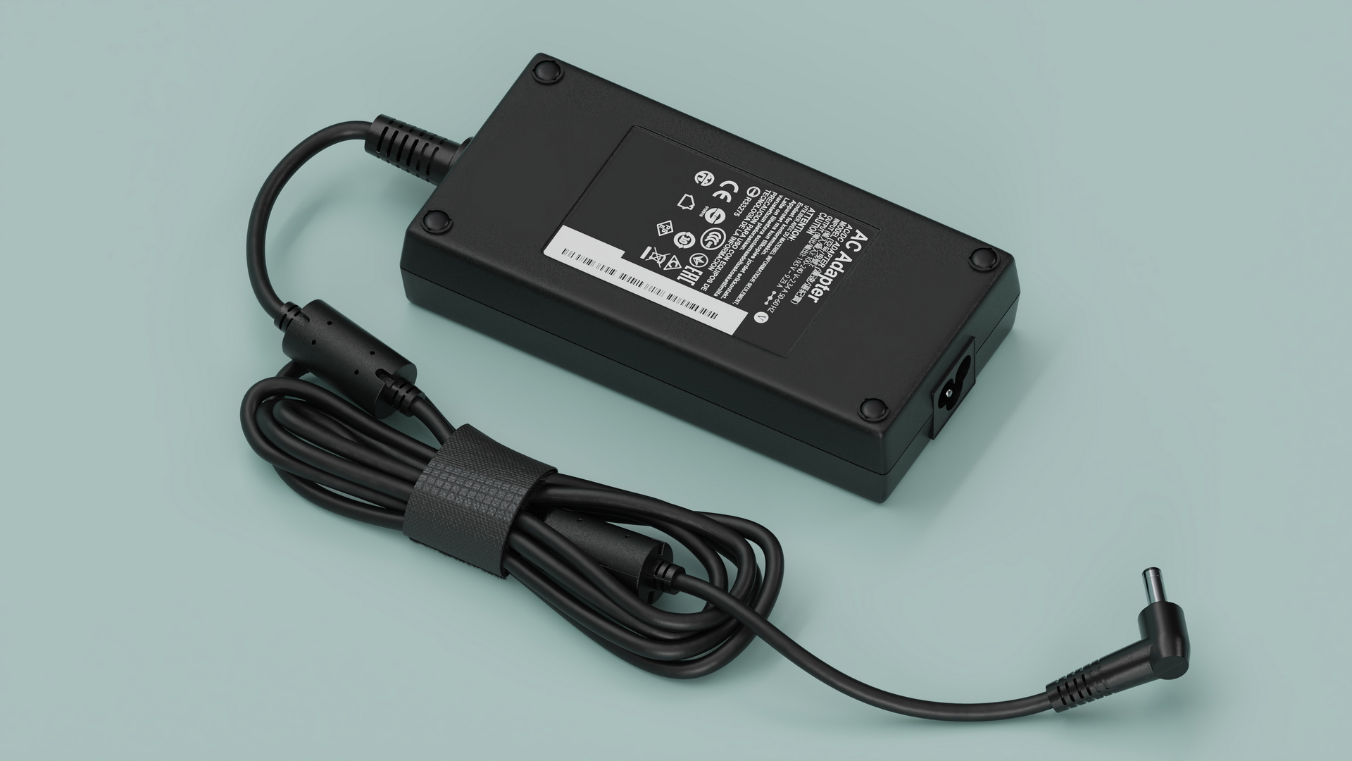 Power supply laptop charger Rolled 3D model