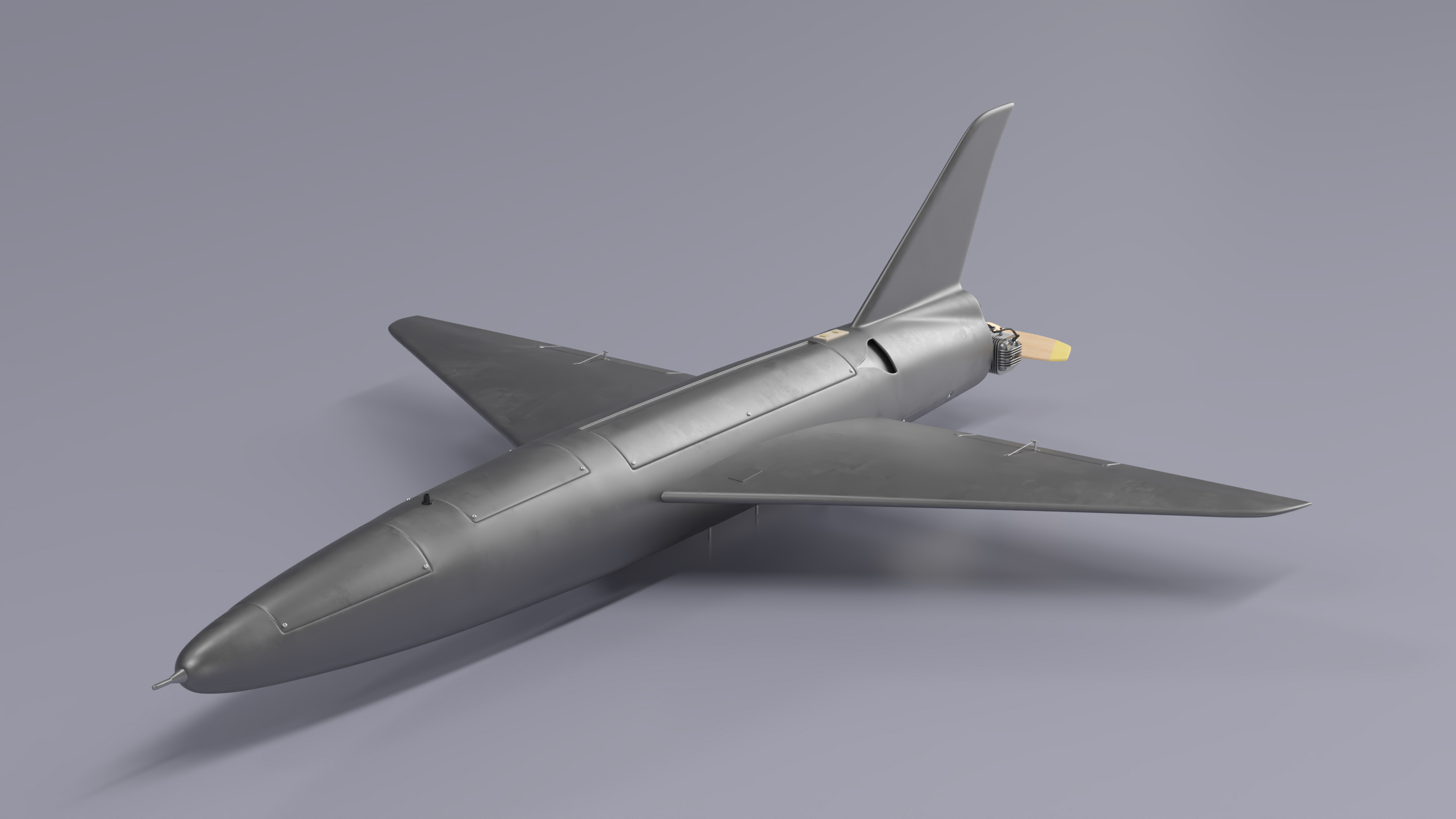 Air Drone Kamikaze Black 3D model