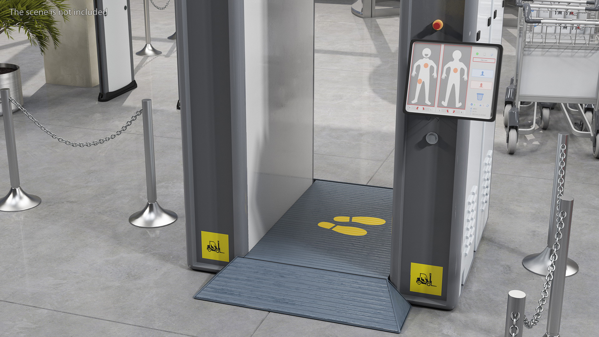 3D X-Ray Body Scanner model