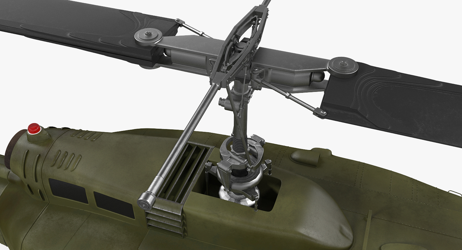 3D Military Utility Helicopter Bell UH 1 Iroquois