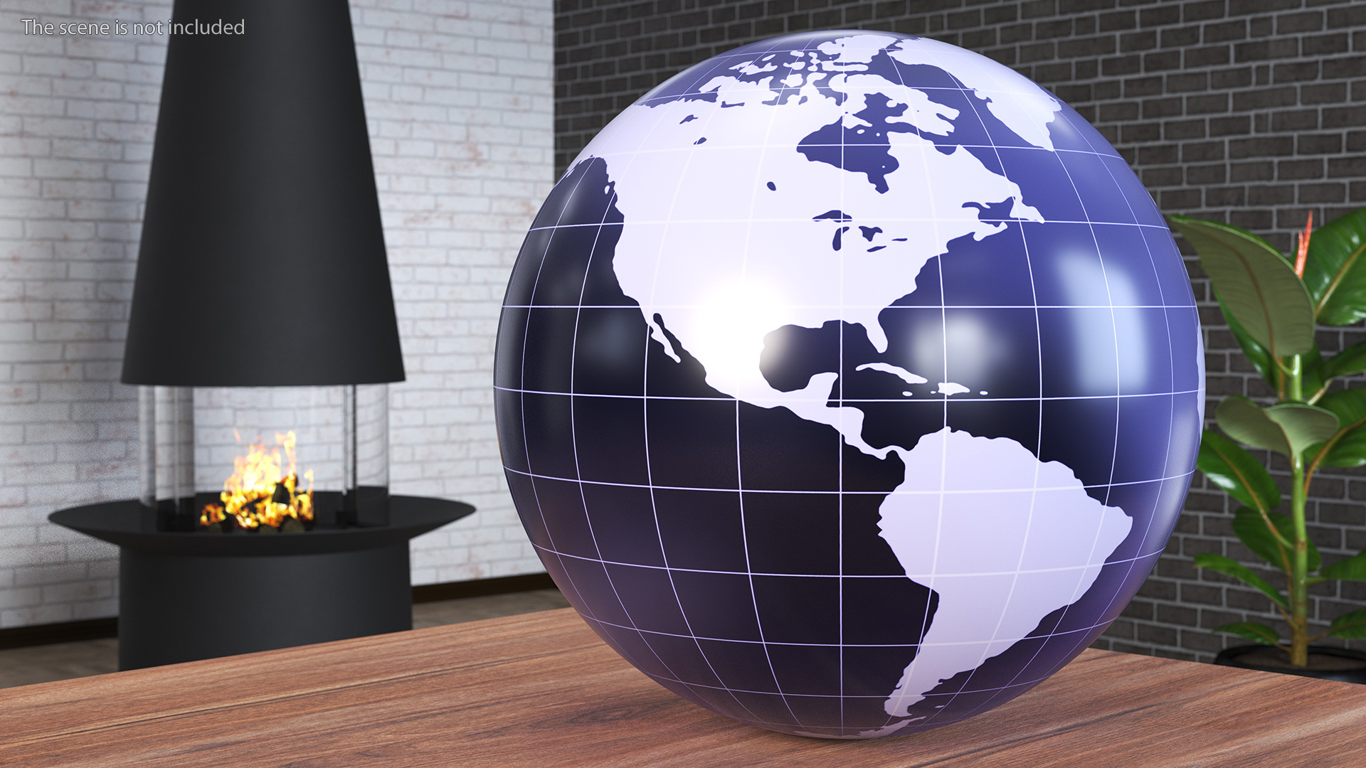 3D model Stylized Earth Globe