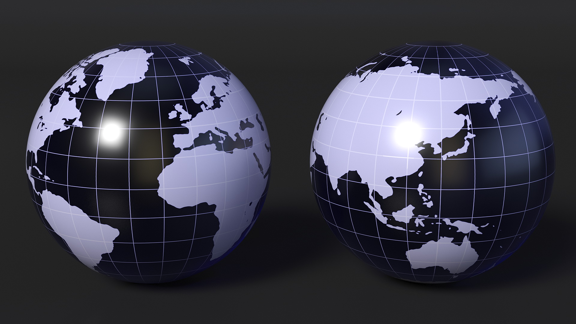 3D model Stylized Earth Globe