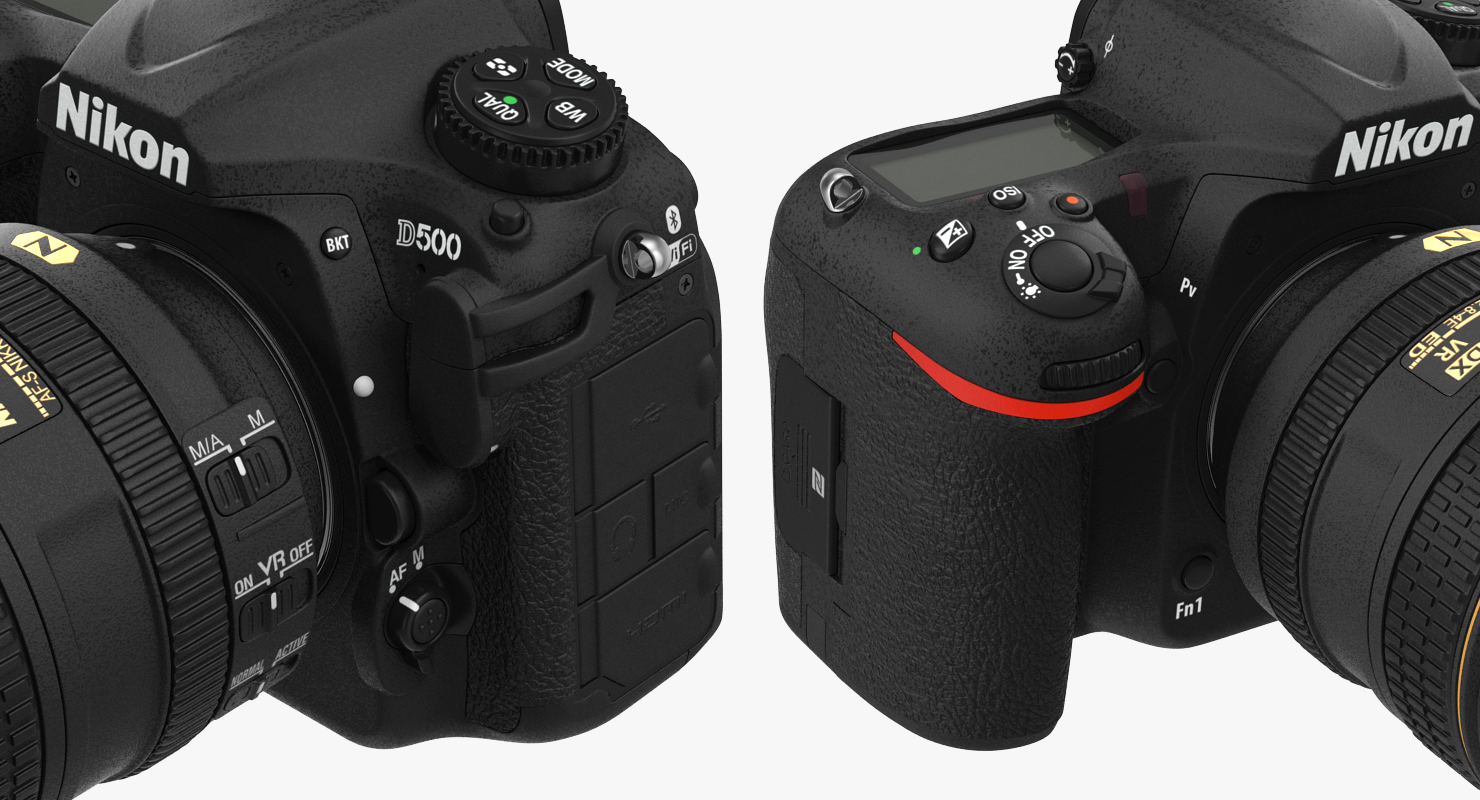 3D model Nikon D500