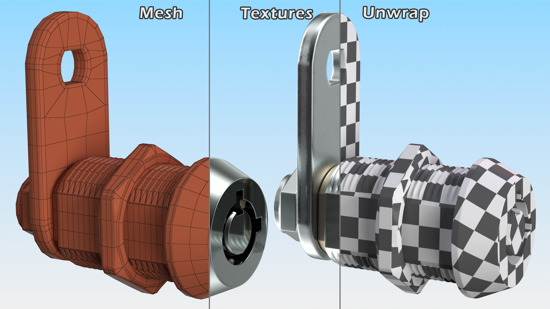 3D Cam Tubular Lock