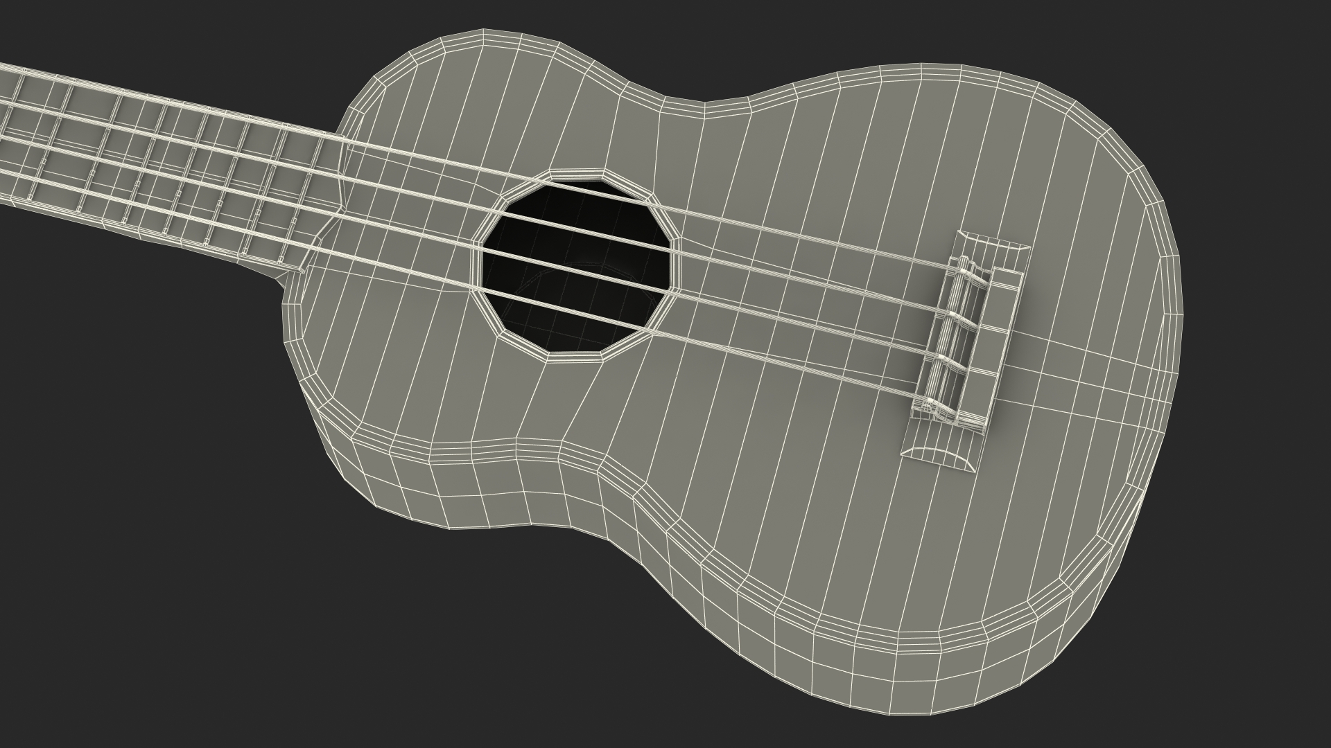 3D Acoustic Ukulele