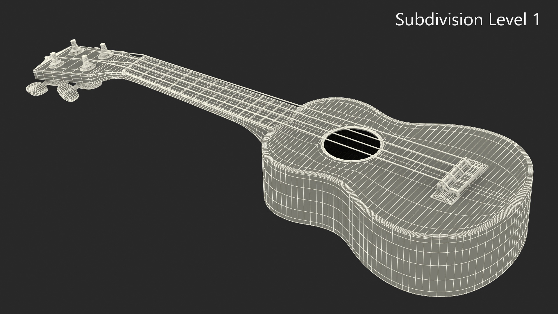 3D Acoustic Ukulele