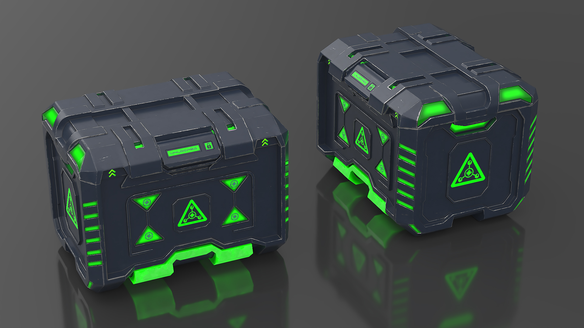 3D Sci-Fi Container