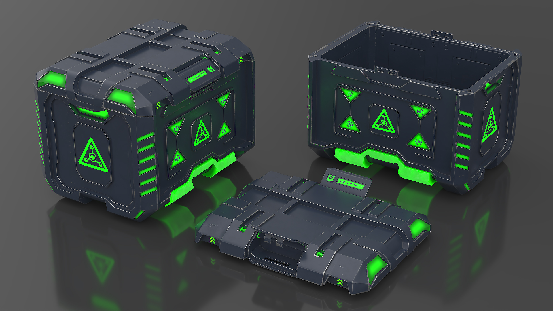 3D Sci-Fi Container