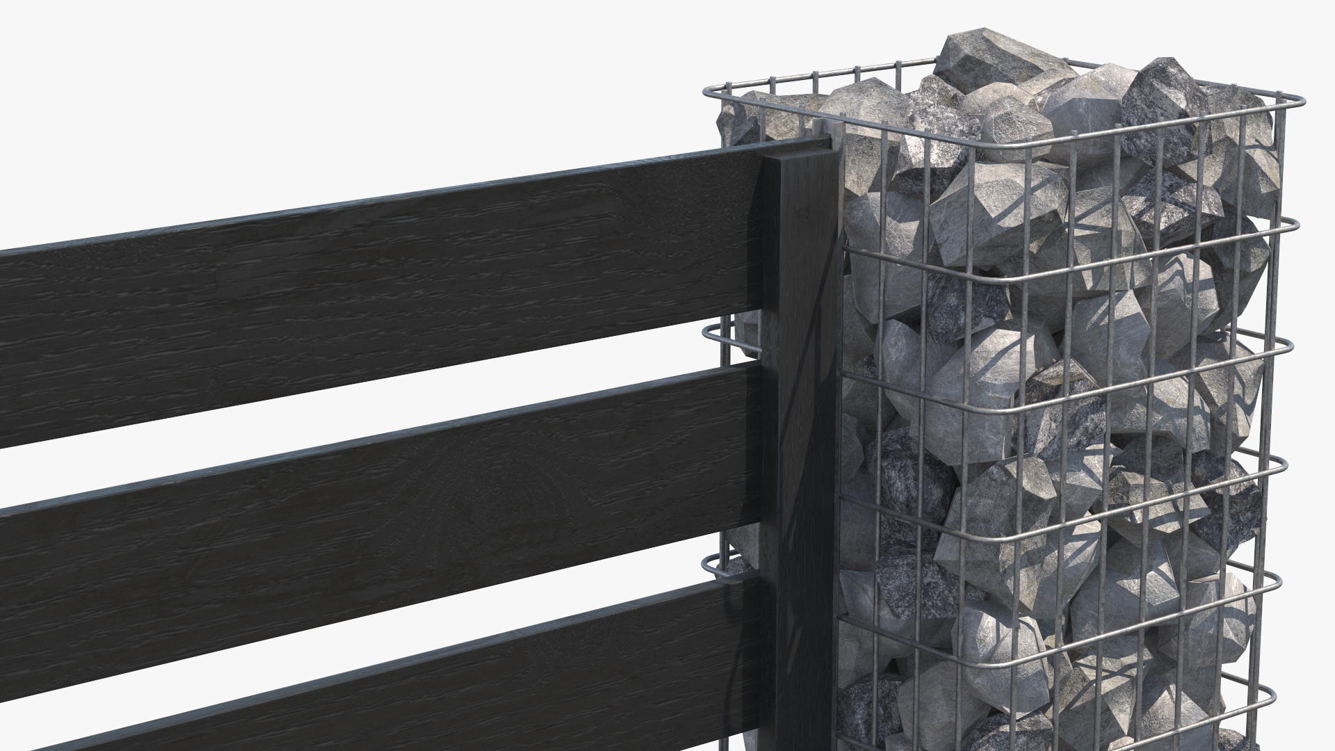 Gabion Fence 3D