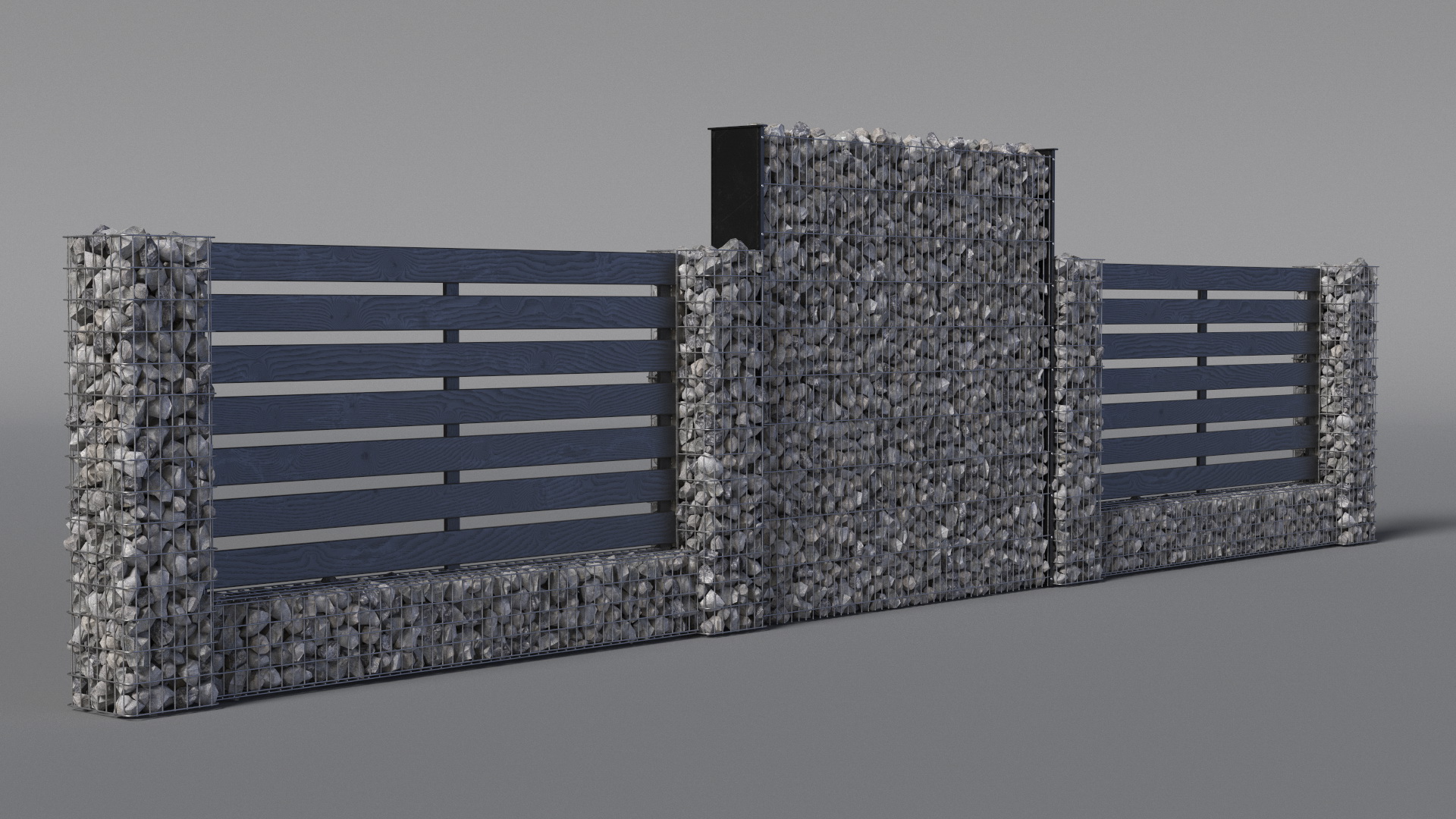 Gabion Fence 3D