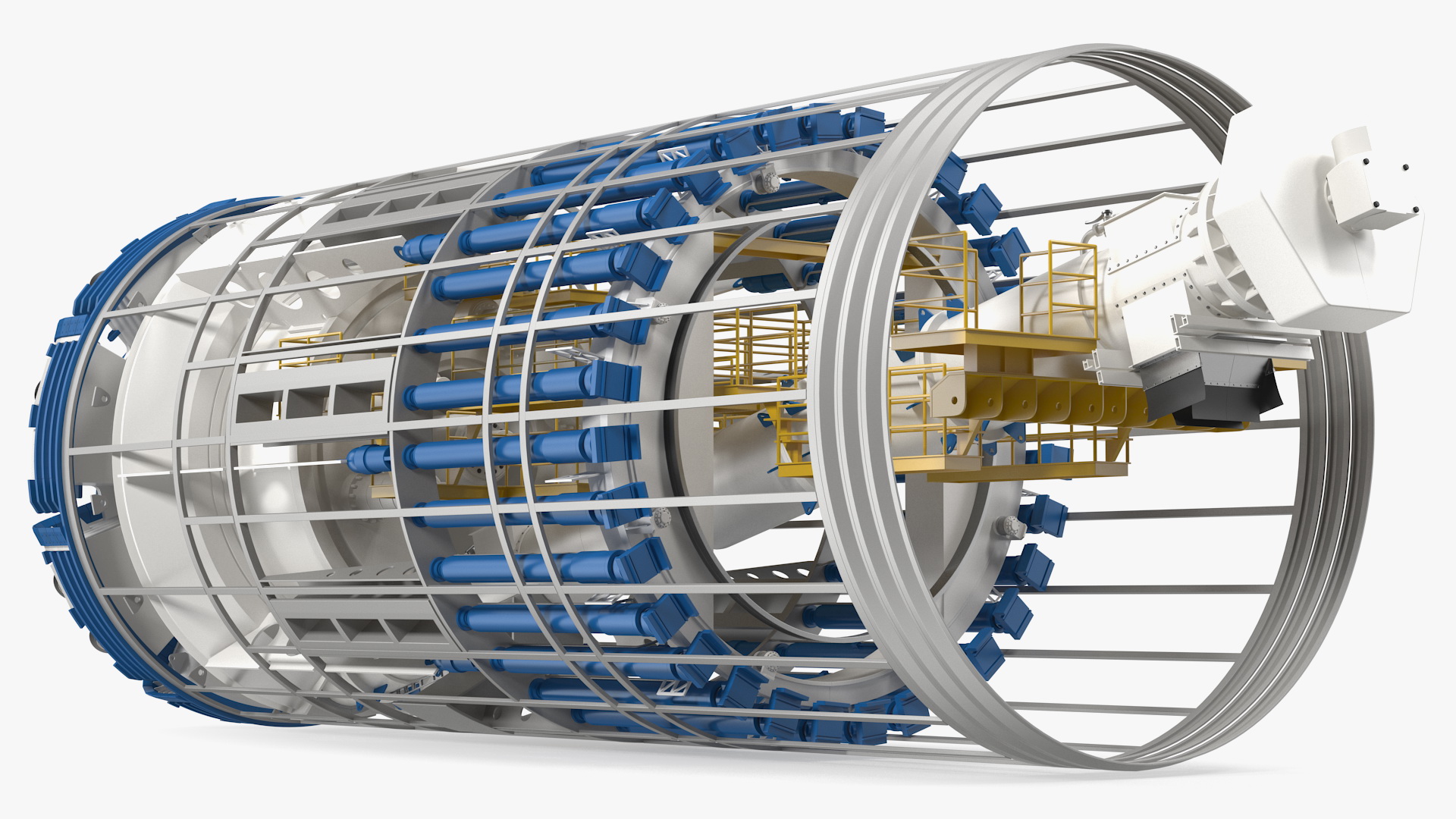 Tunnel Boring Machine Cutterhead 3D