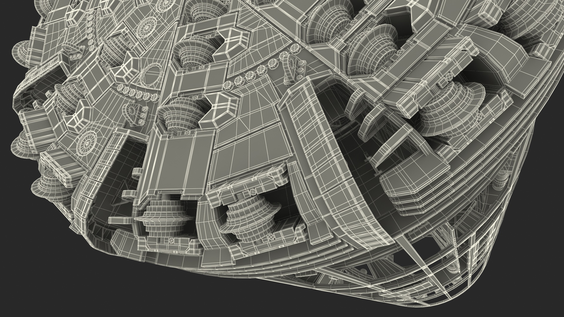 Tunnel Boring Machine Cutterhead 3D