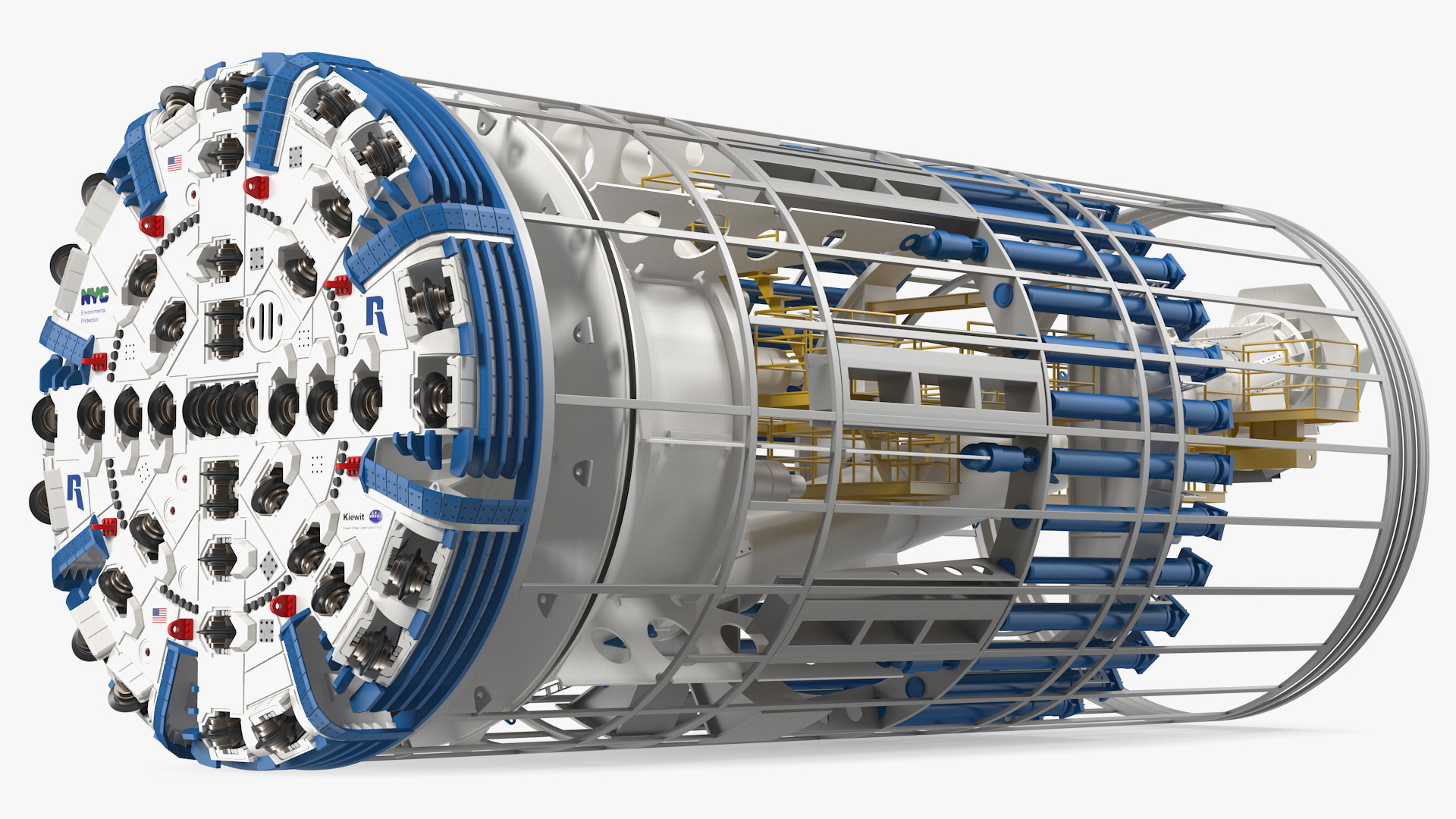 Tunnel Boring Machine Cutterhead 3D